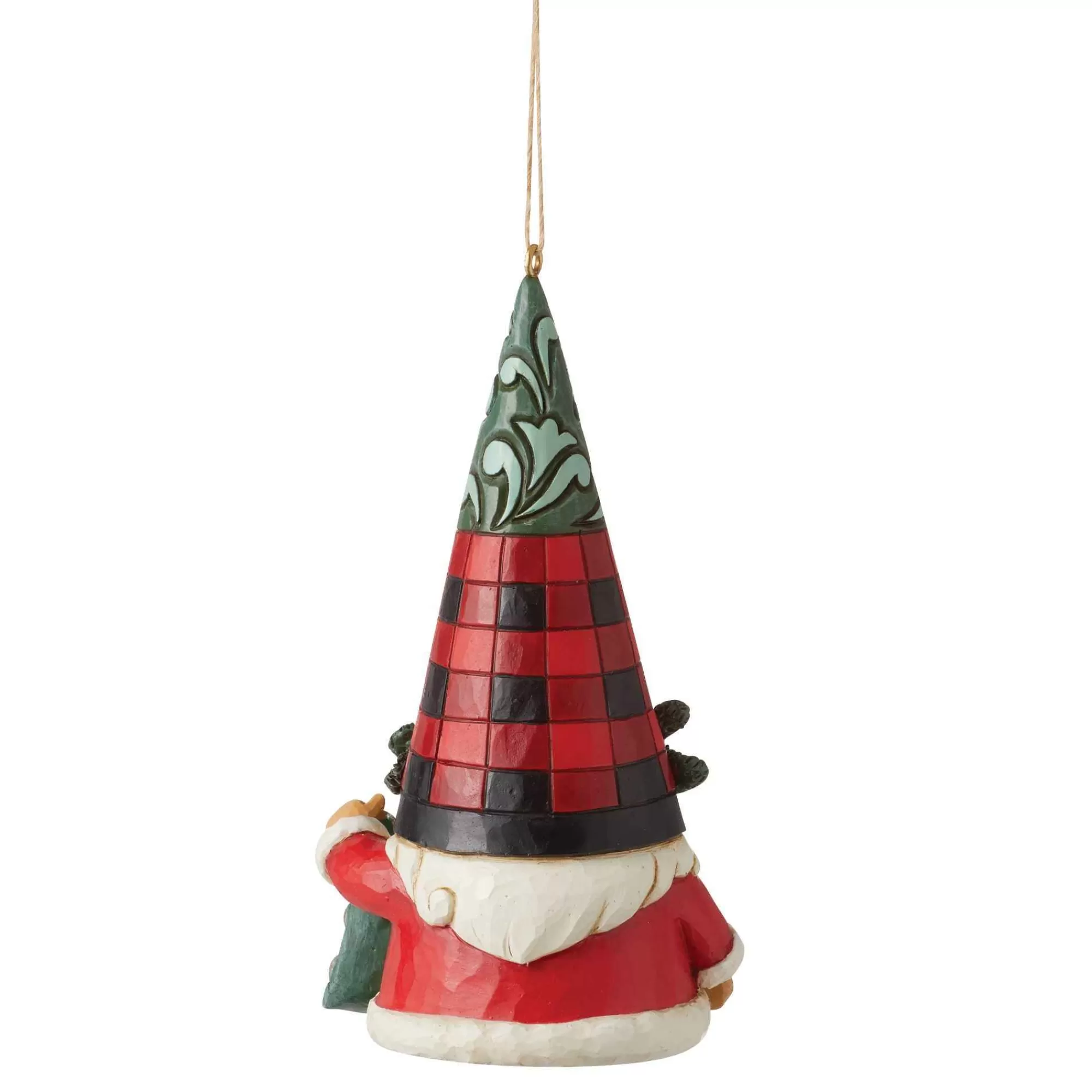 Jim Shore Heartwood Creek Highland Gnome With Bells Orn