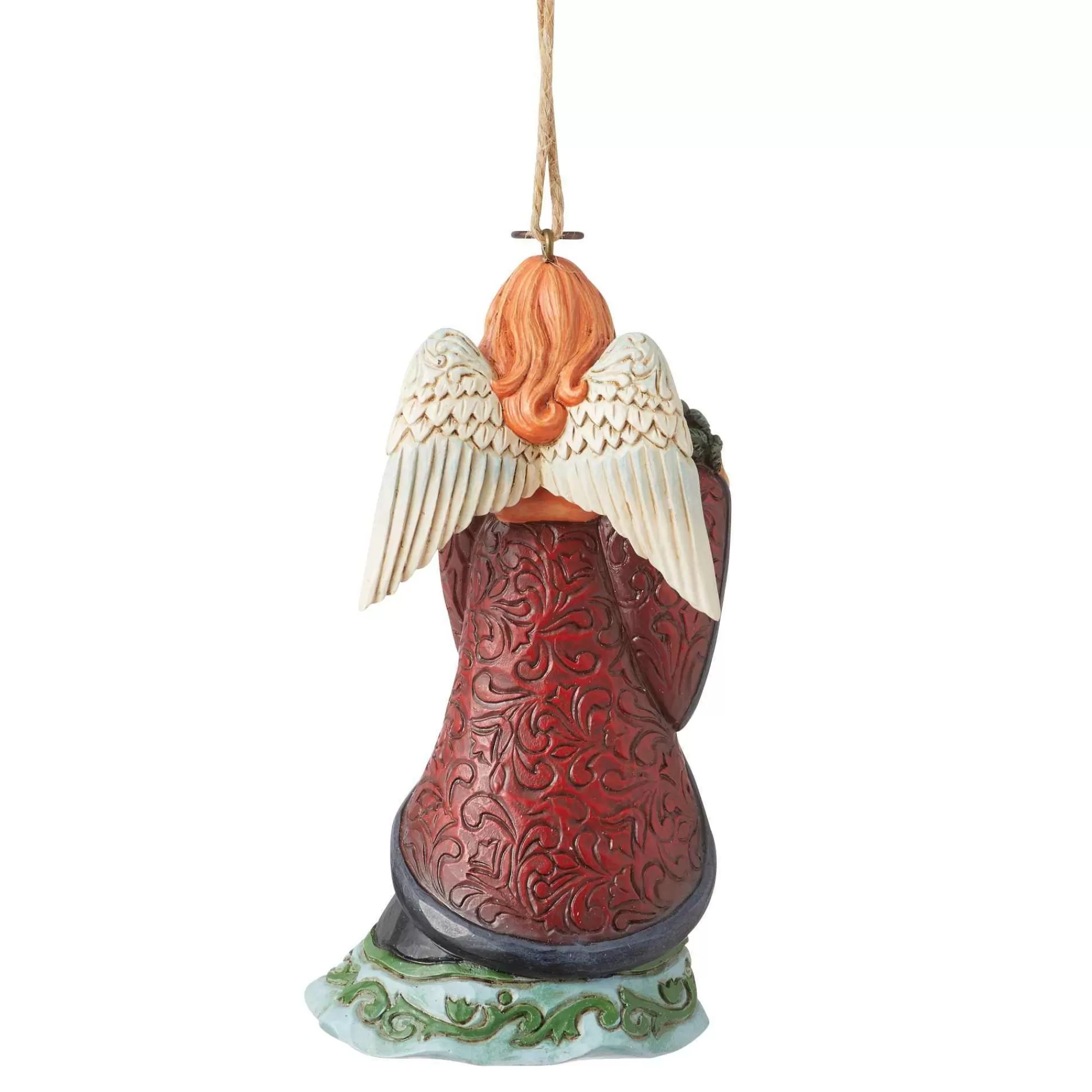 Jim Shore Heartwood Creek Holiday Manor Angel Ornament