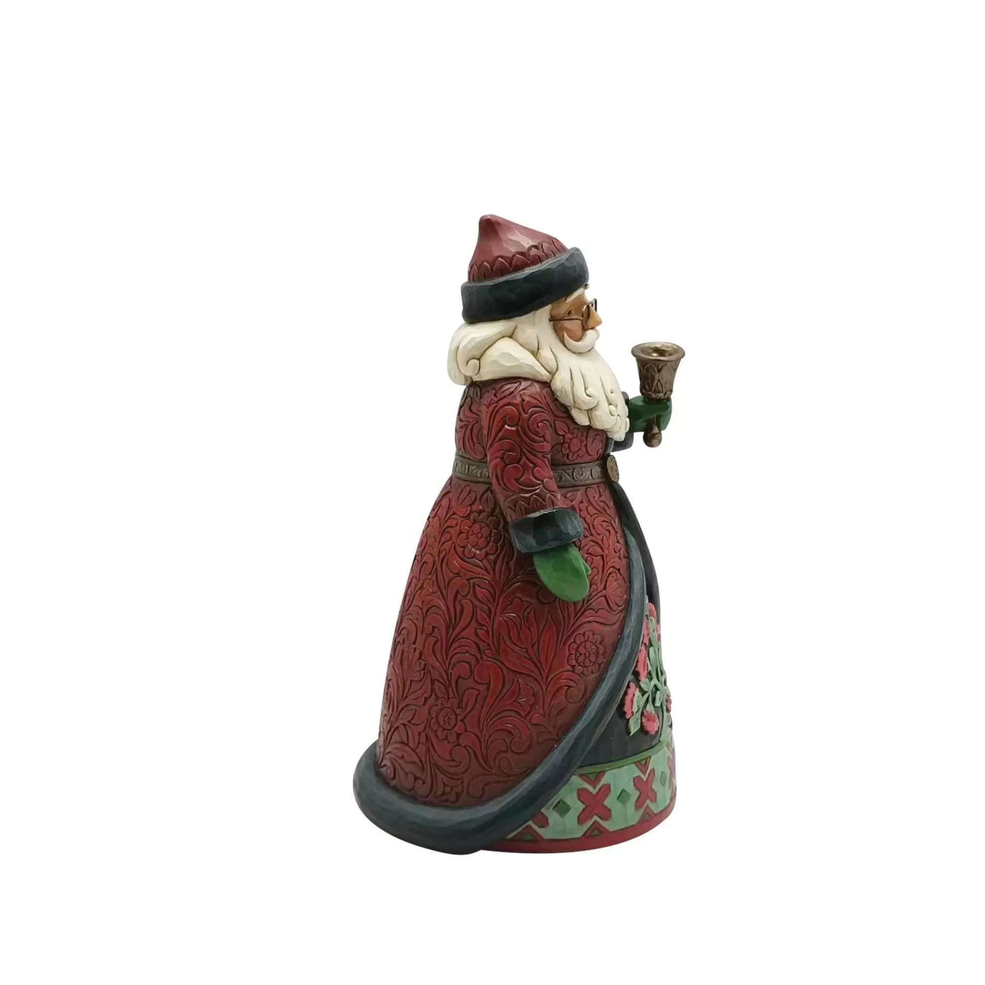 Jim Shore Heartwood Creek Holiday Manor Santa With Bell