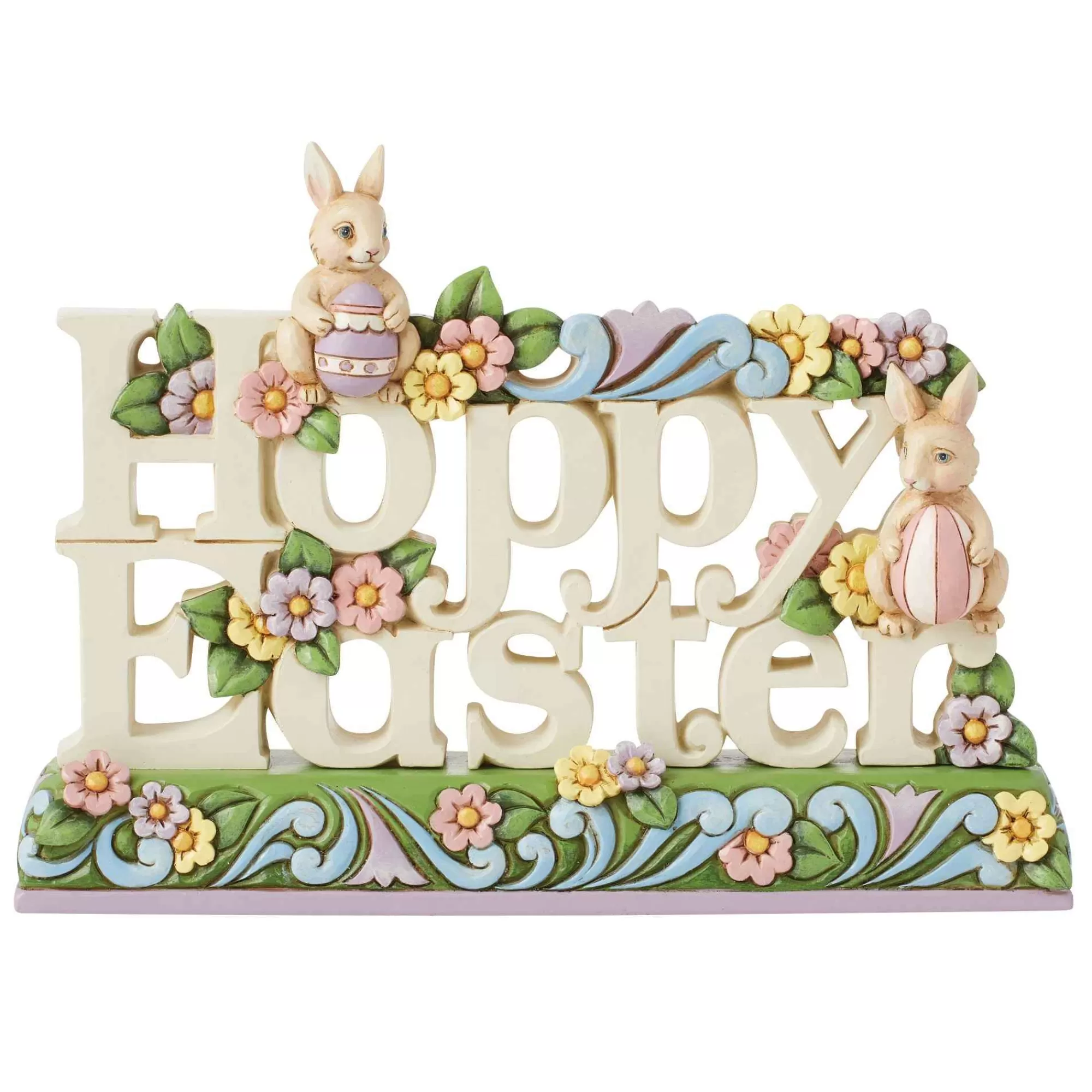 Jim Shore Heartwood Creek Hoppy Easter With Bunnies Fig