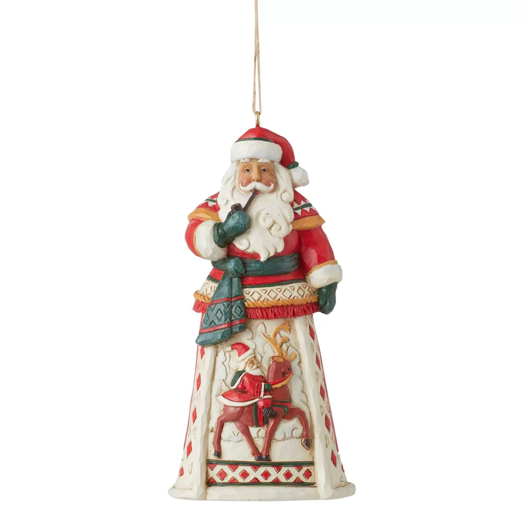 Jim Shore Heartwood Creek Lapland Santa Hanging Ornament