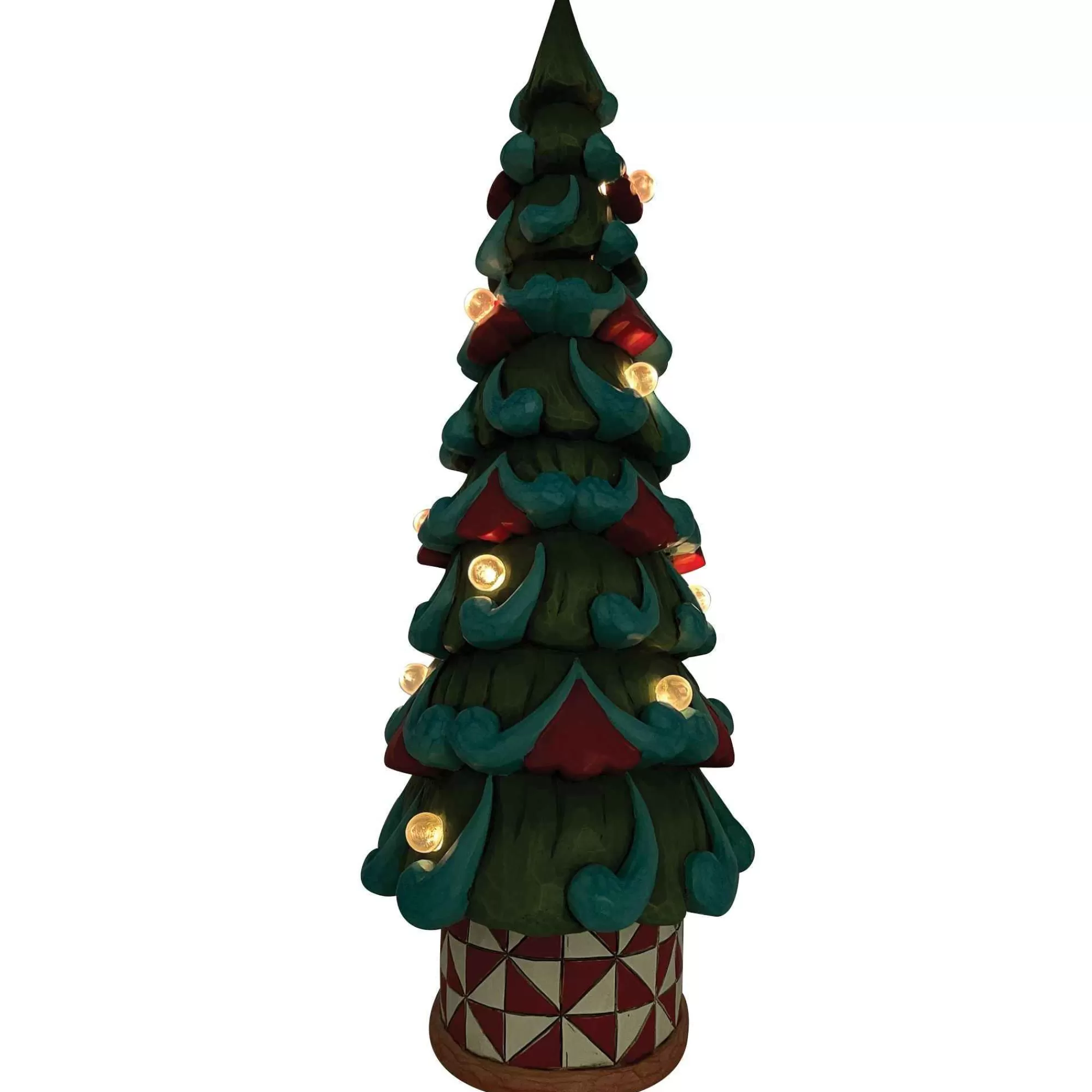 Jim Shore Heartwood Creek Led Tree Windmill Pattern Base