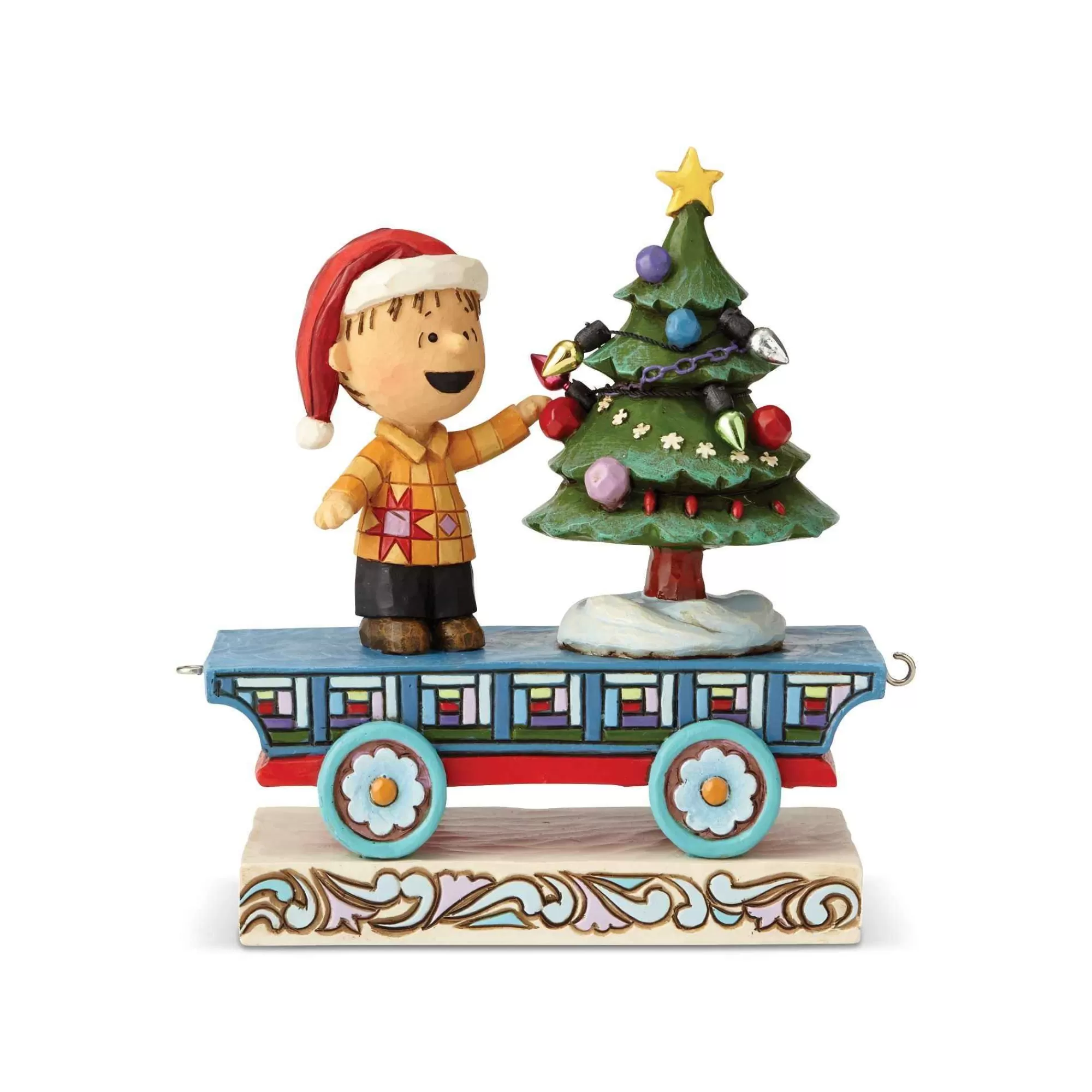 Peanuts by Jim Shore Linus Christmas Train Car