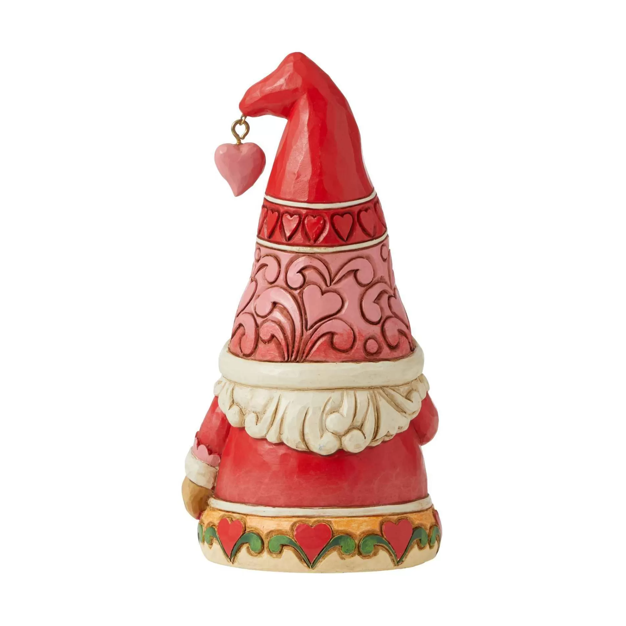 Jim Shore Heartwood Creek Love Gnome With Red Hearts Hat