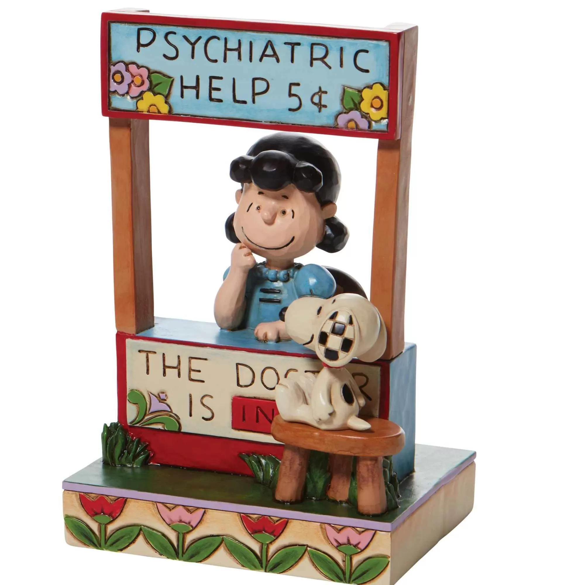 Peanuts by Jim Shore Lucy Psychiatric Booth Chaser