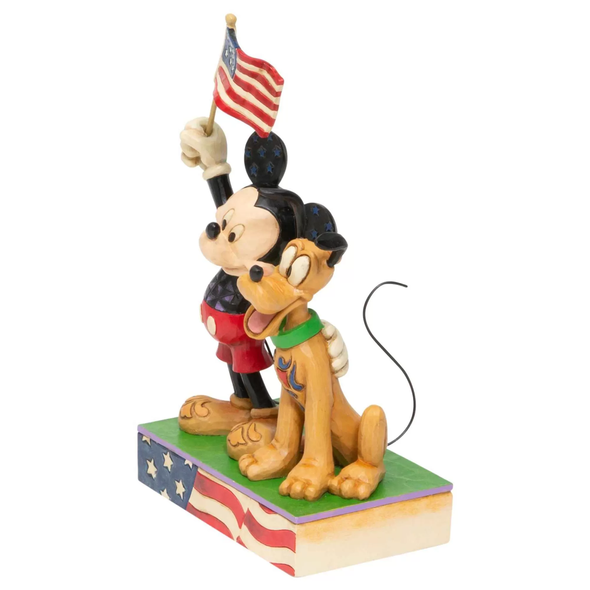 Disney Traditions Mickey And Pluto Patriotic