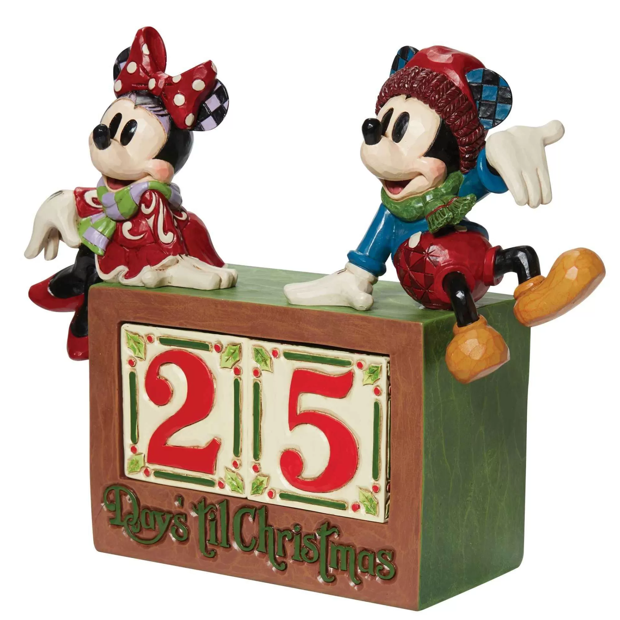 Disney Traditions Mickey&Minnie Countdown Block