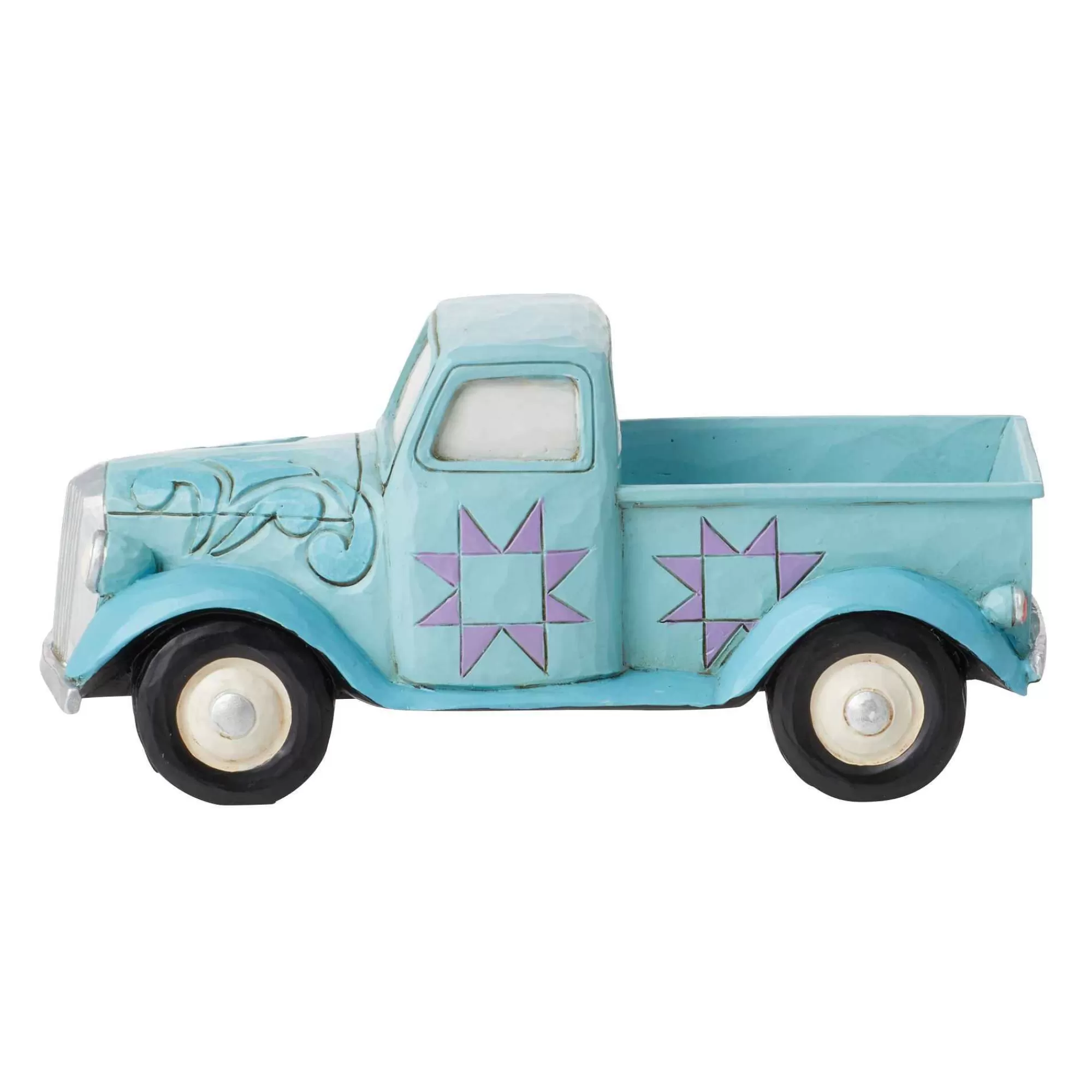 Jim Shore Heartwood Creek Mini Blue Pickup Truck