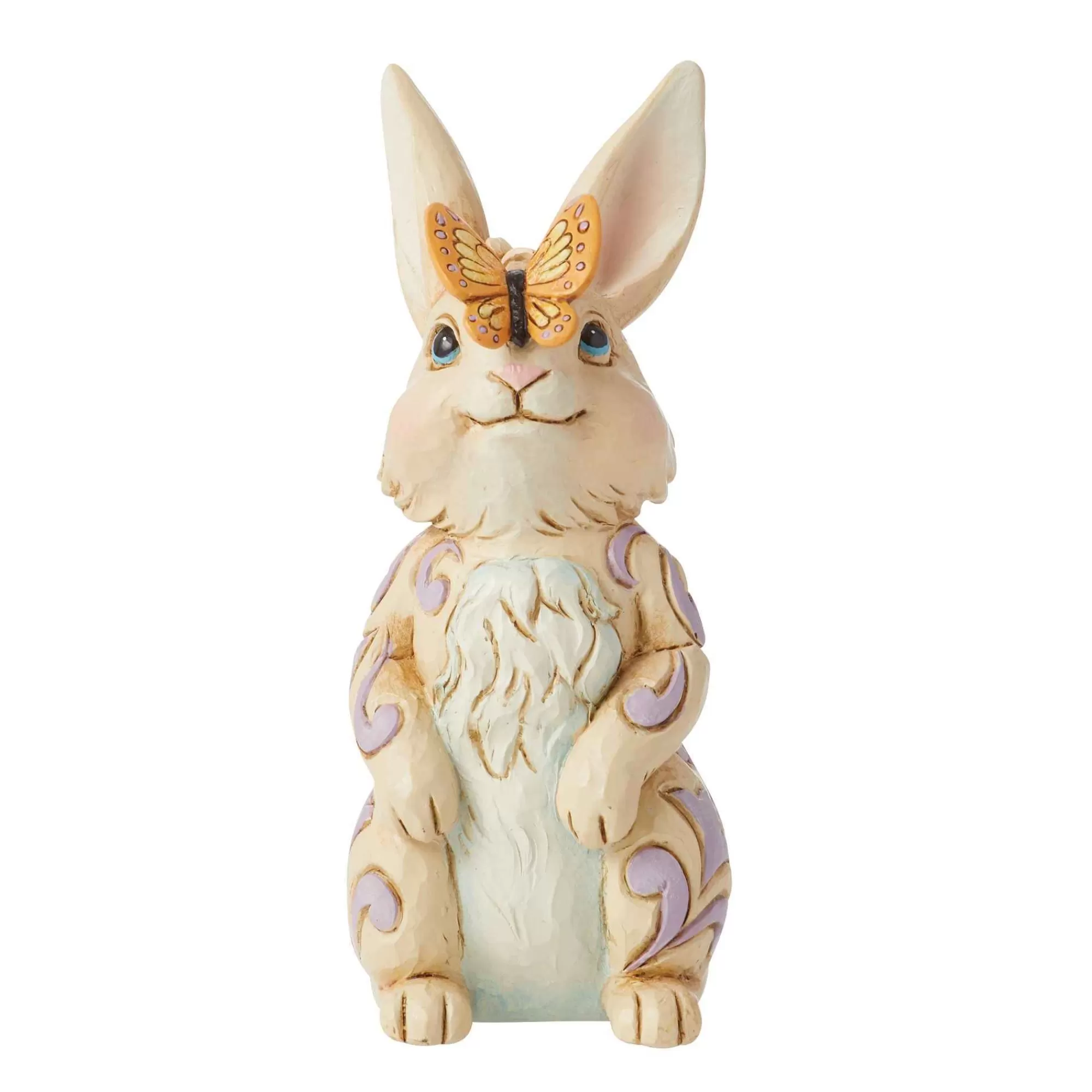 Jim Shore Heartwood Creek Mini Bunny With Butterfly