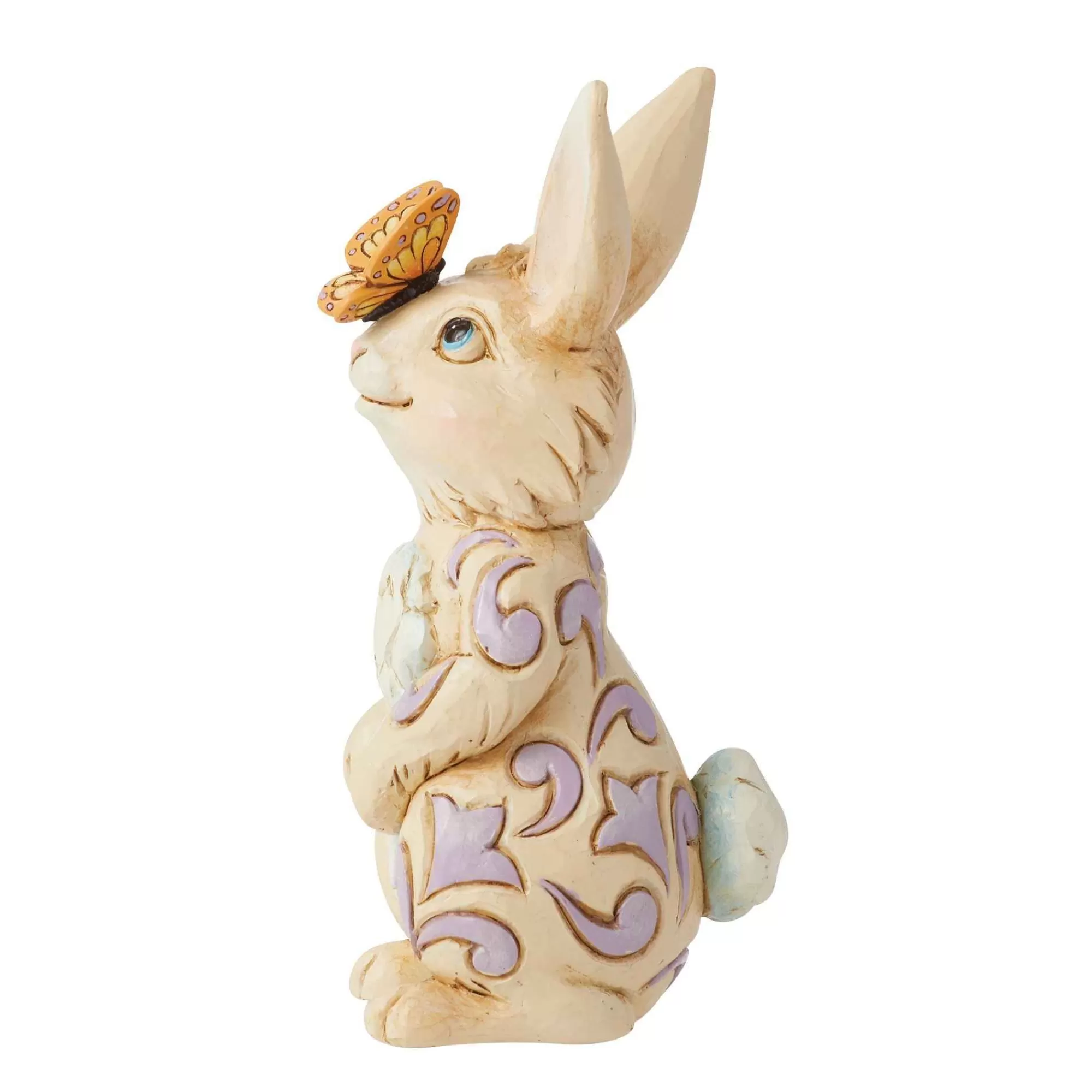 Jim Shore Heartwood Creek Mini Bunny With Butterfly