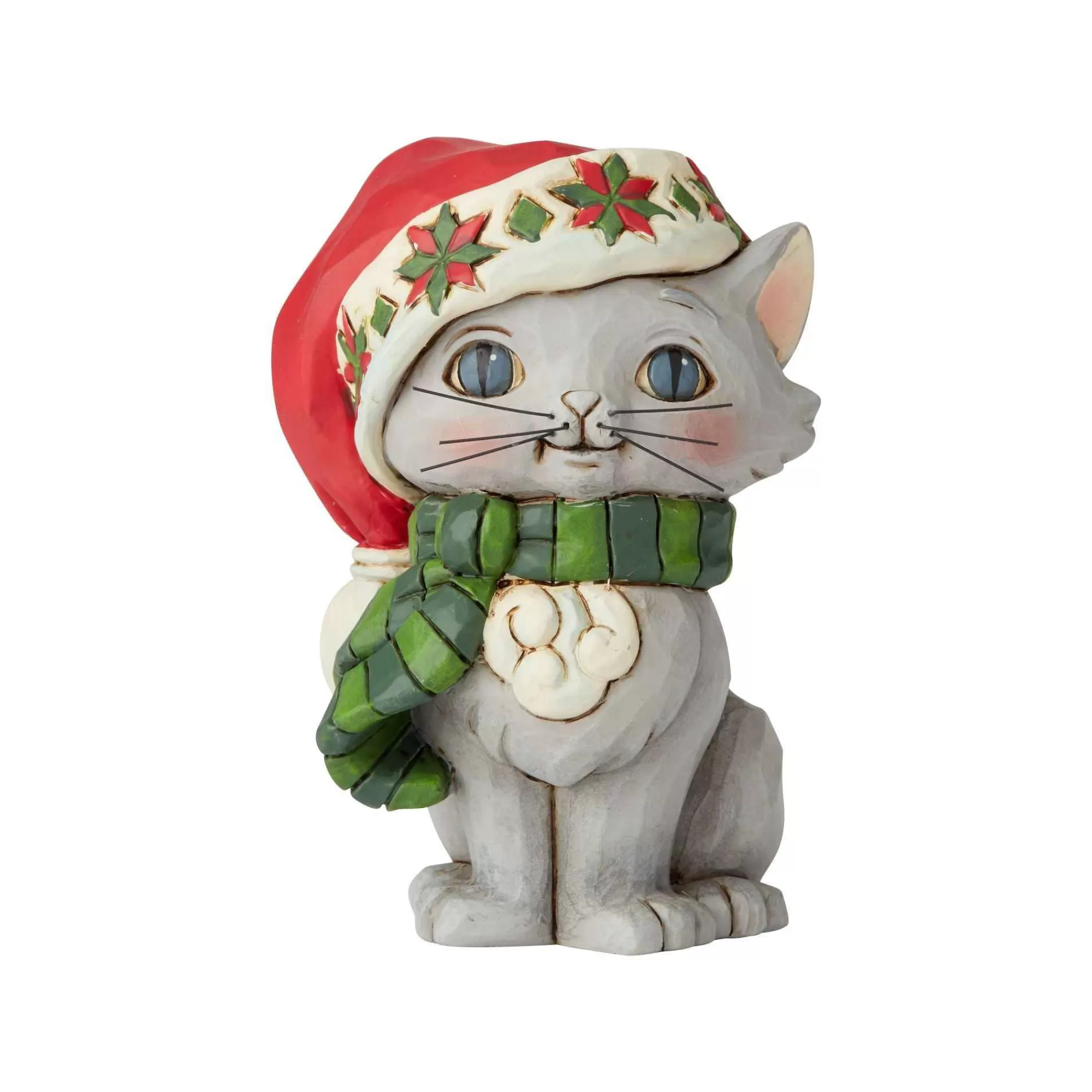 Jim Shore Heartwood Creek Mini Christmas Kitten