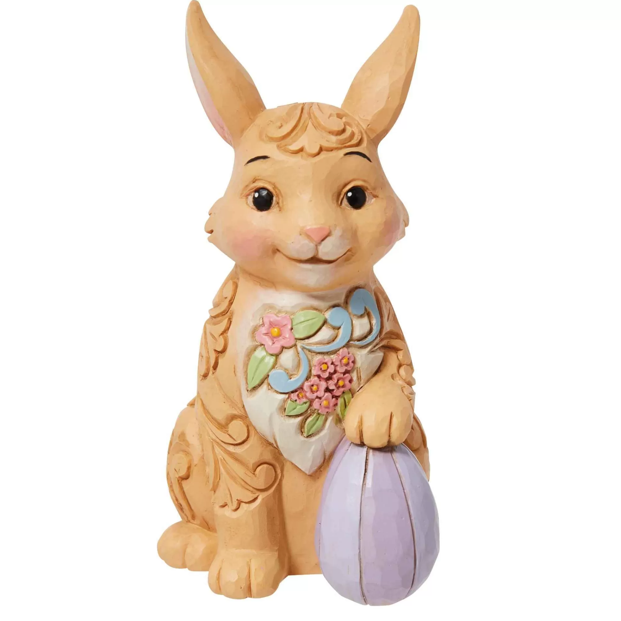 Jim Shore Heartwood Creek Mini Easter Bunny Floral