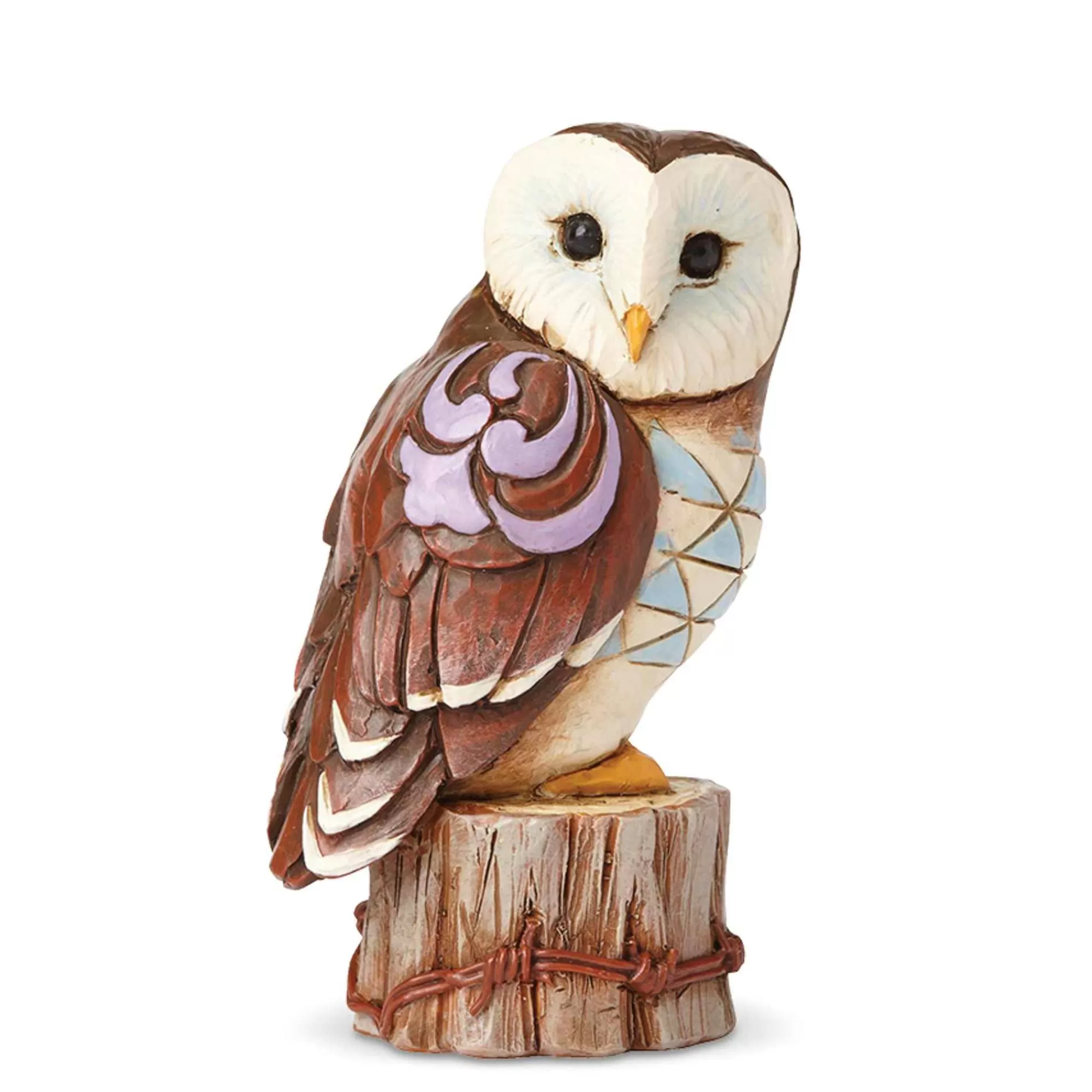 Jim Shore Heartwood Creek Mini Owl On Tree Stump