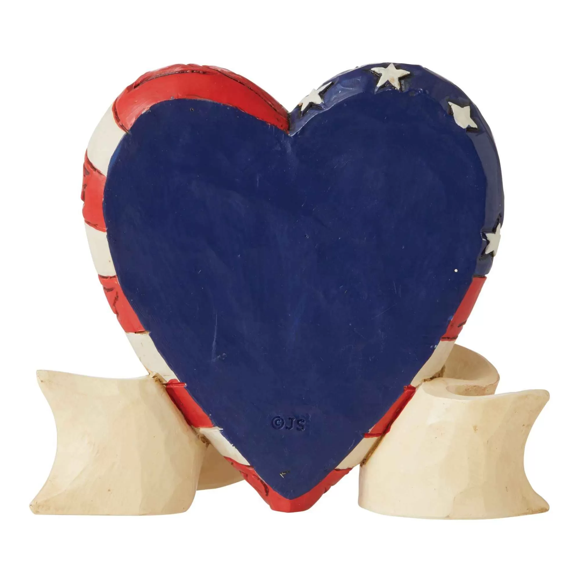 Jim Shore Heartwood Creek Mini Patriotic Beautiful Heart