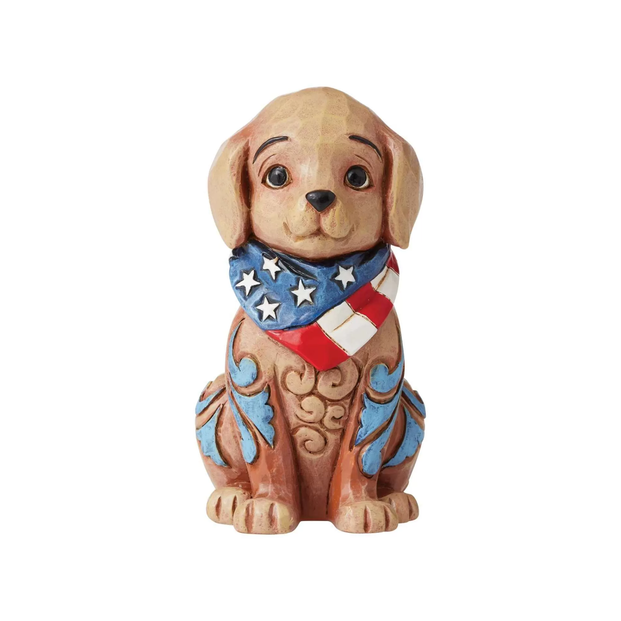 Jim Shore Heartwood Creek Mini Patriotic Puppy