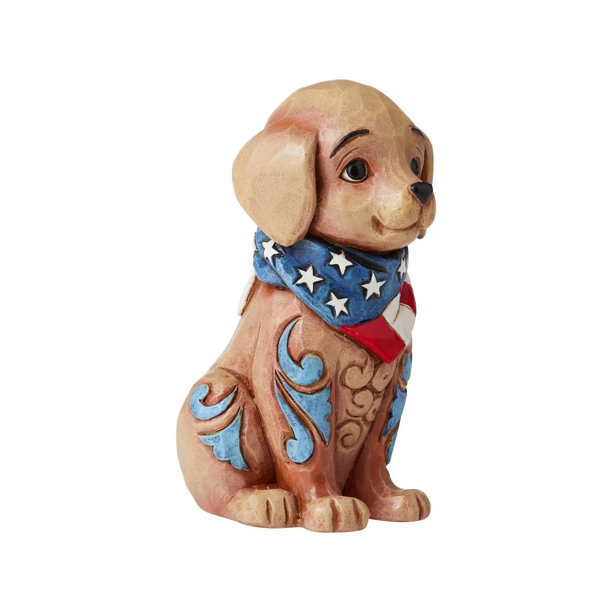 Jim Shore Heartwood Creek Mini Patriotic Puppy