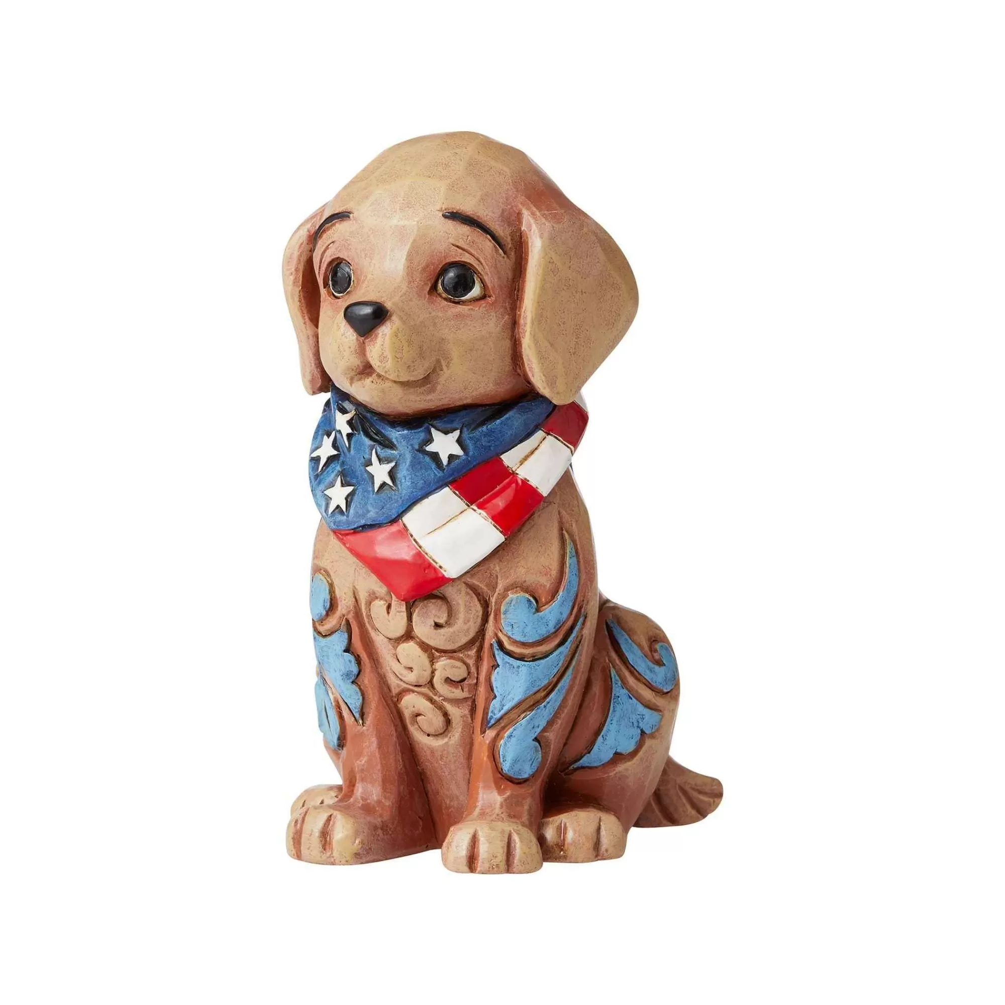 Jim Shore Heartwood Creek Mini Patriotic Puppy