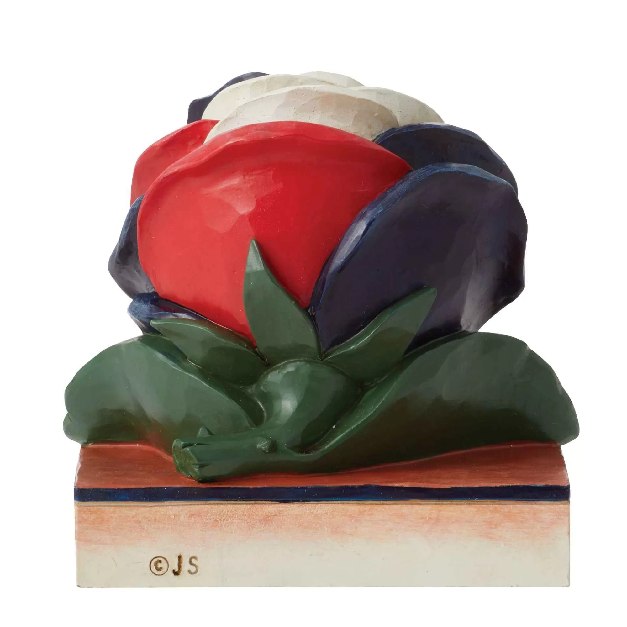 Jim Shore Heartwood Creek Mini Patriotic Rose