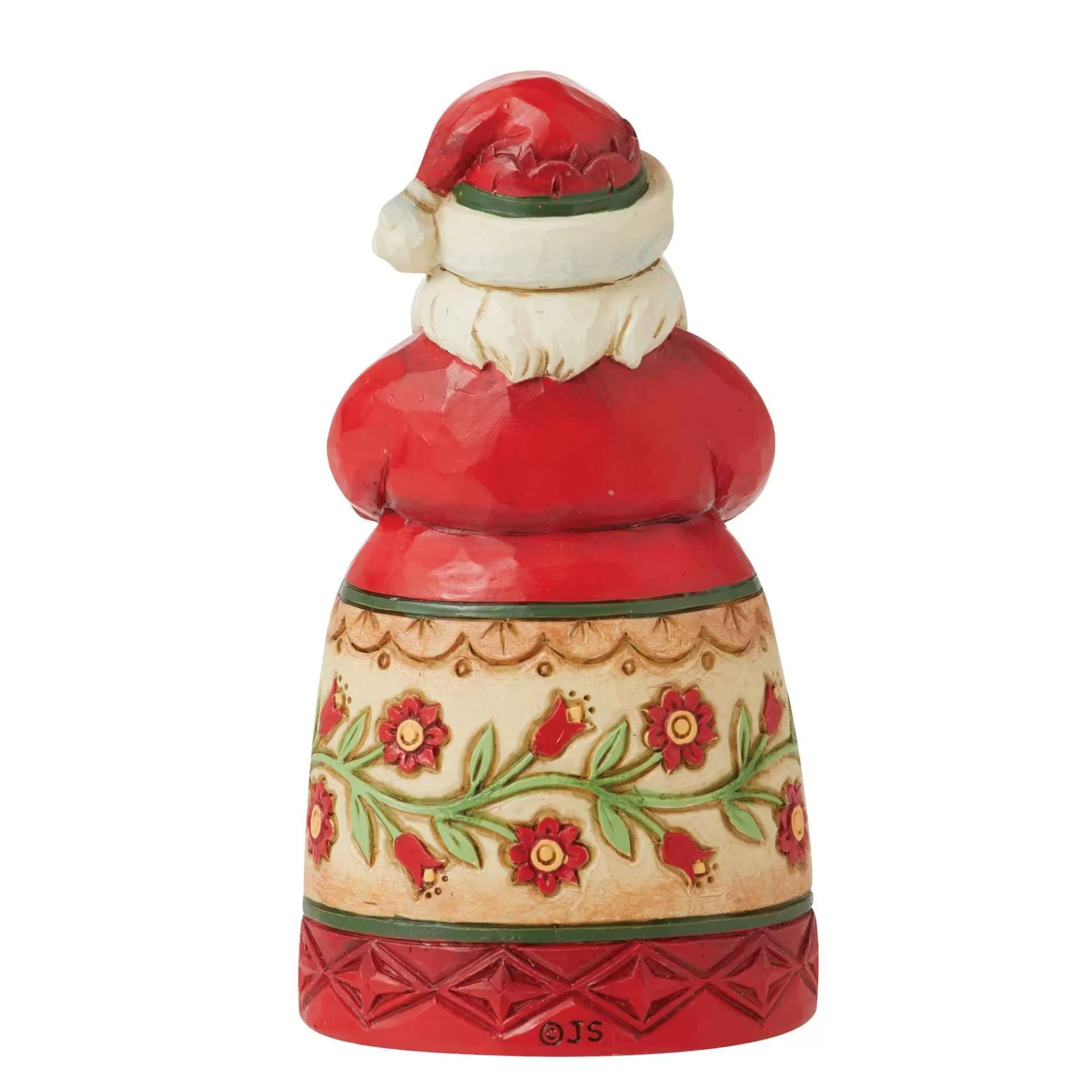 Jim Shore Heartwood Creek Mini Santa Holding Heart