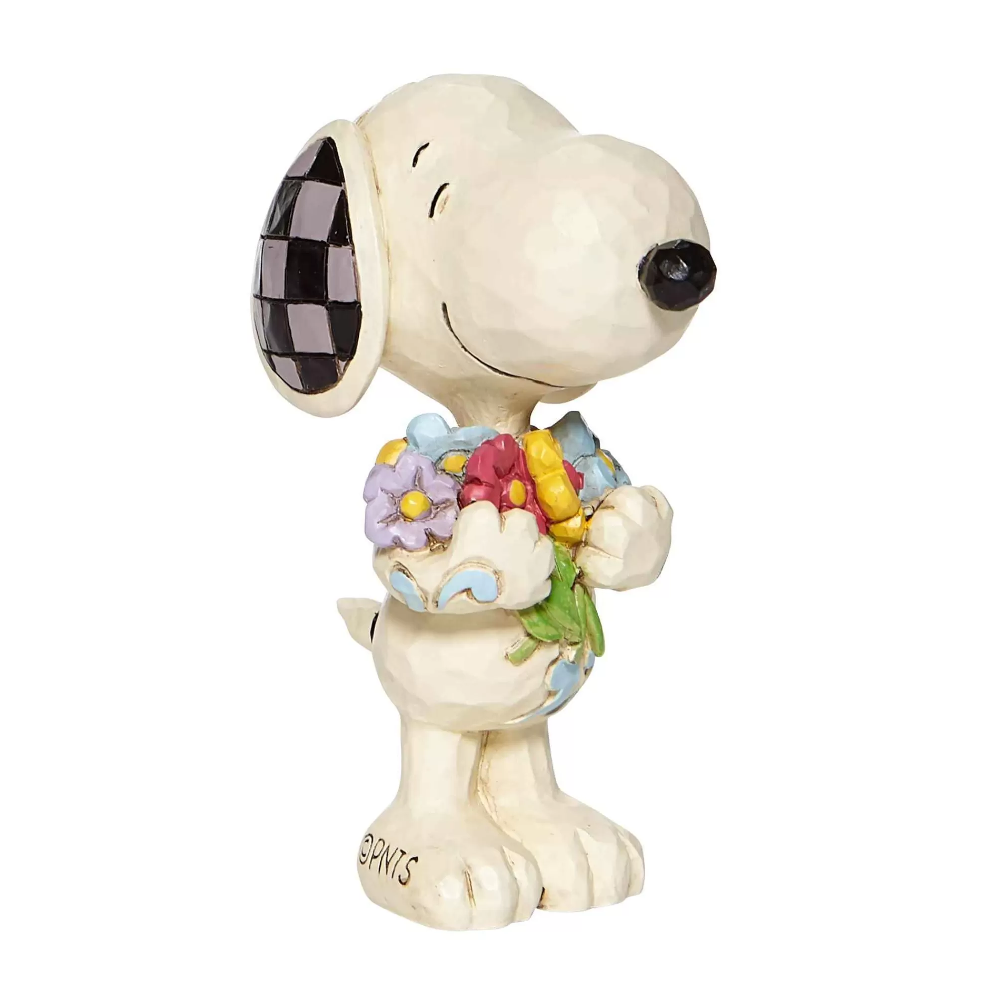 Peanuts by Jim Shore Mini Snoopy With Flowers