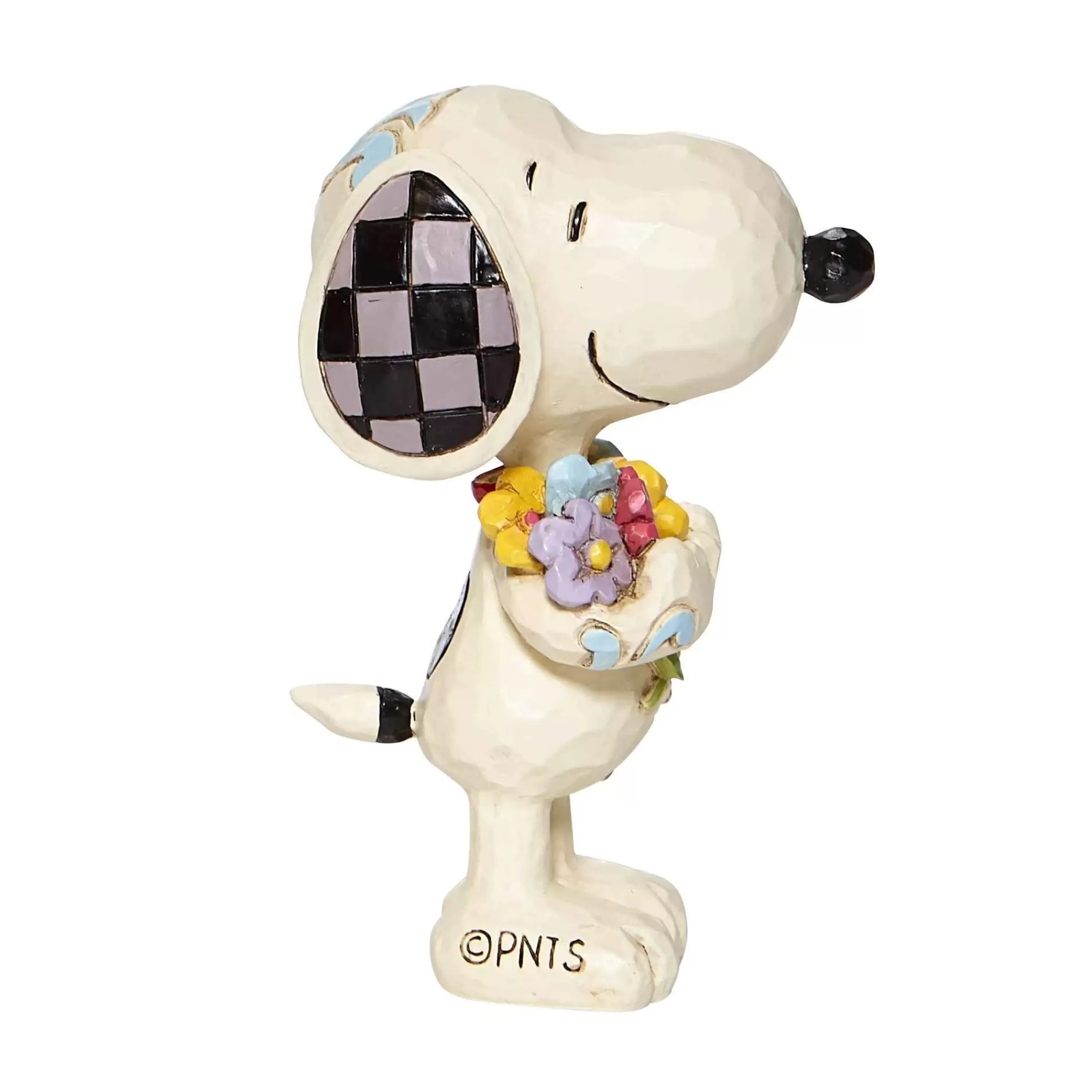 Peanuts by Jim Shore Mini Snoopy With Flowers