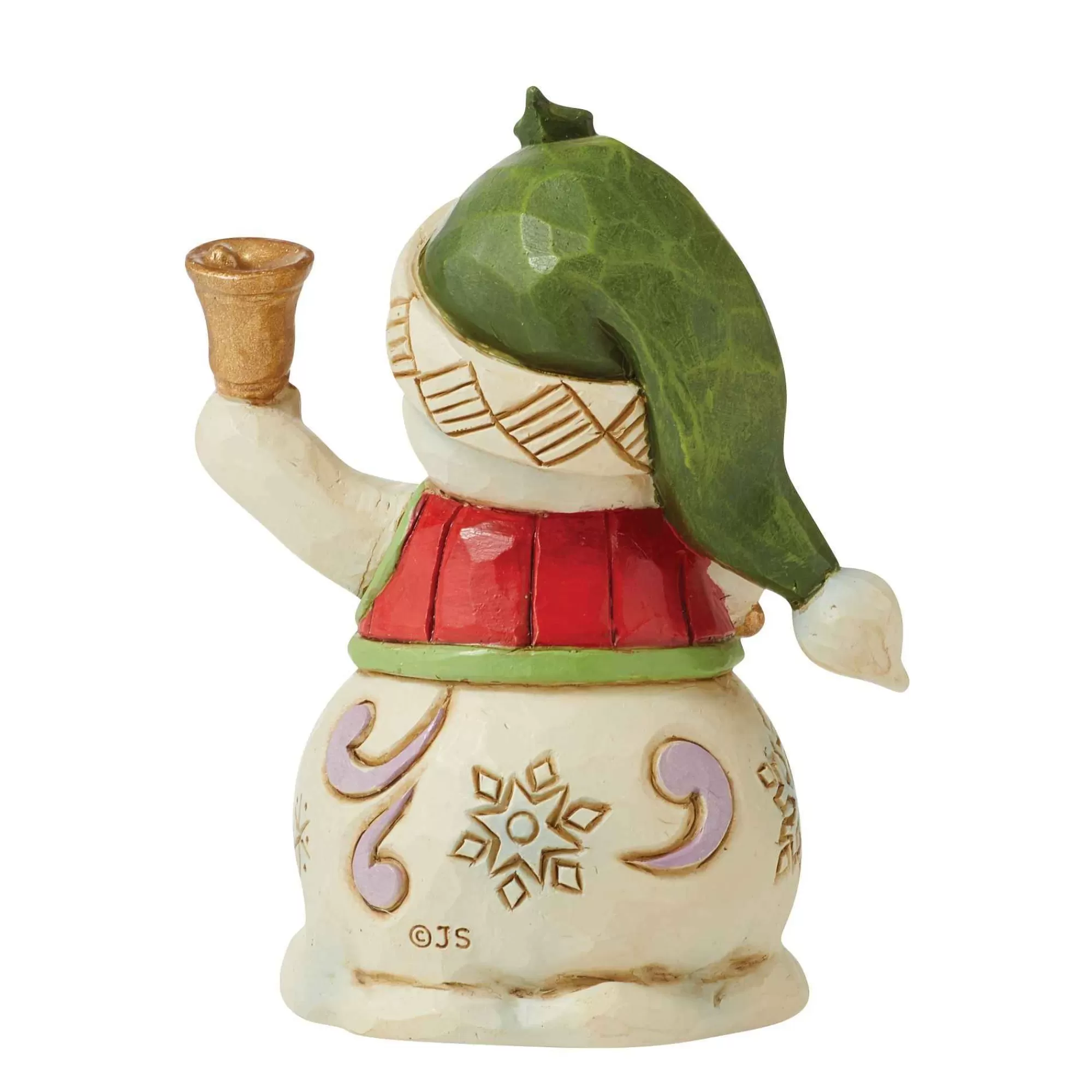 Jim Shore Heartwood Creek Mini Snowman With Bells