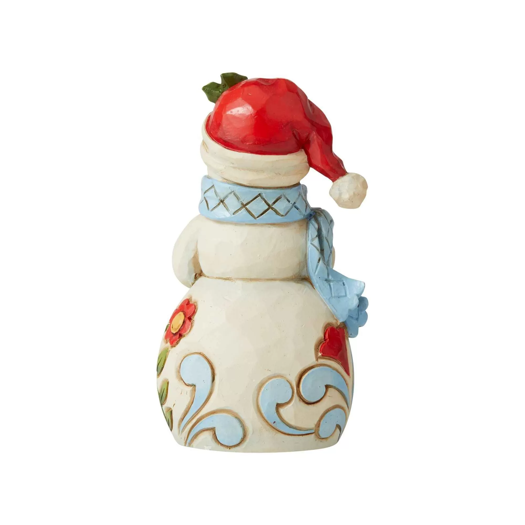 Jim Shore Heartwood Creek Mini Snowman With Cardinal