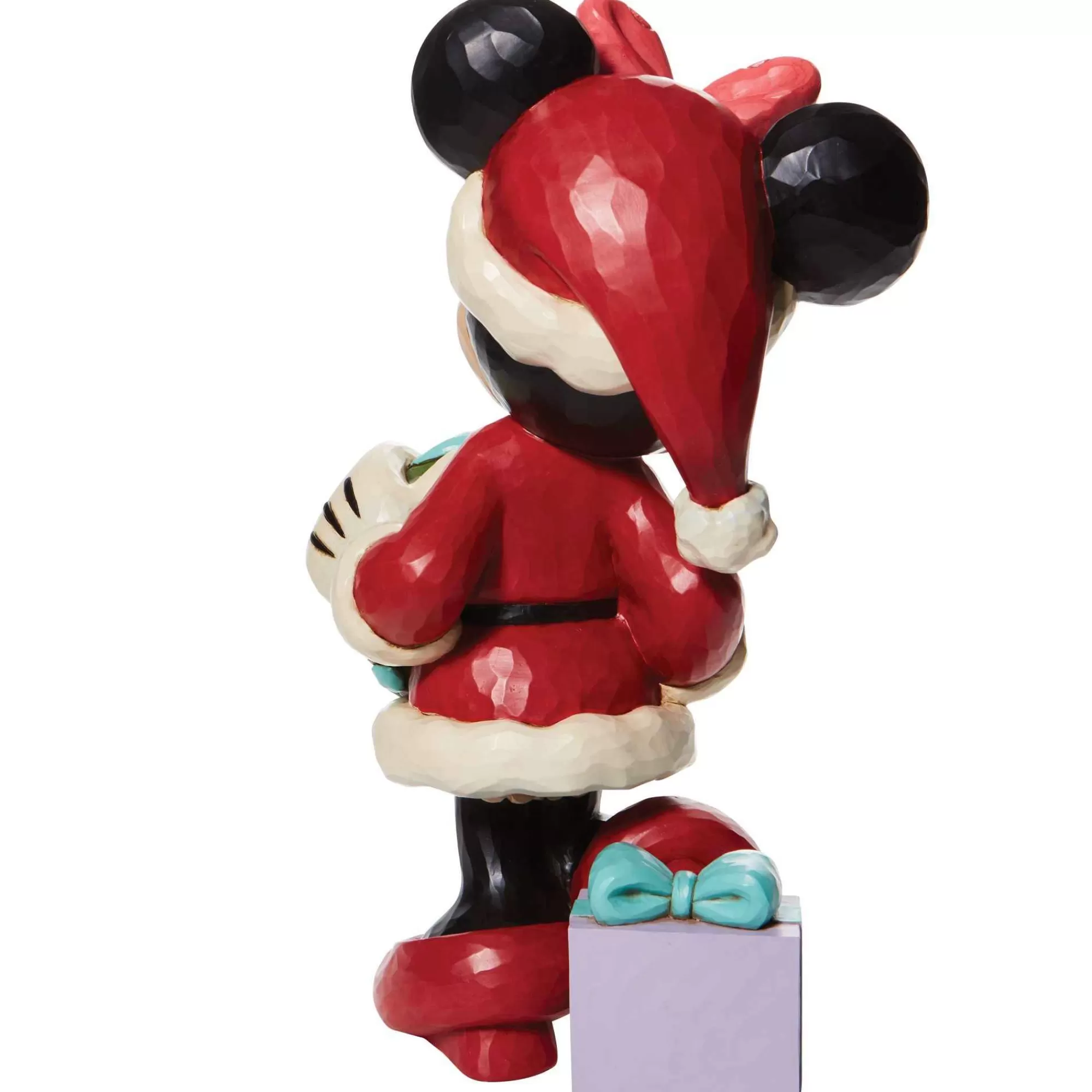 Disney Traditions Minnie Holding Wreath Statue