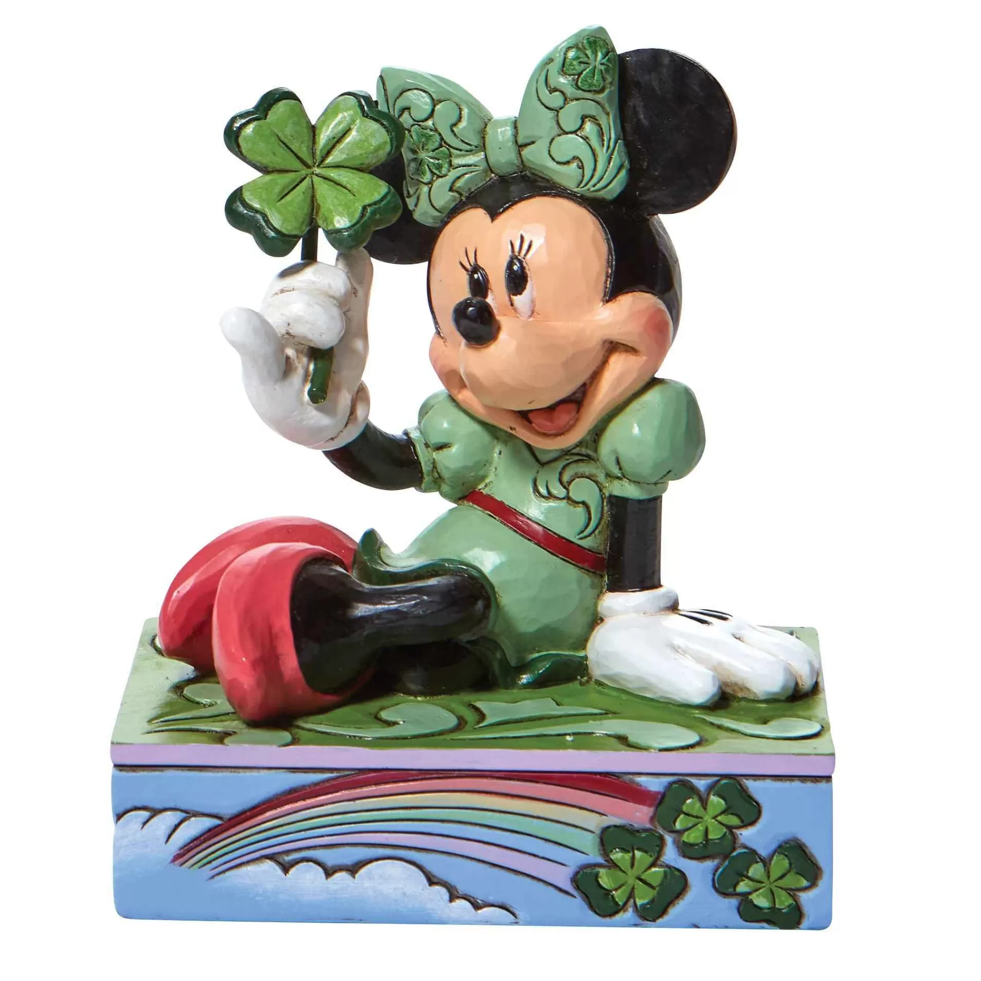 Disney Traditions Minnie Shamrock Personality