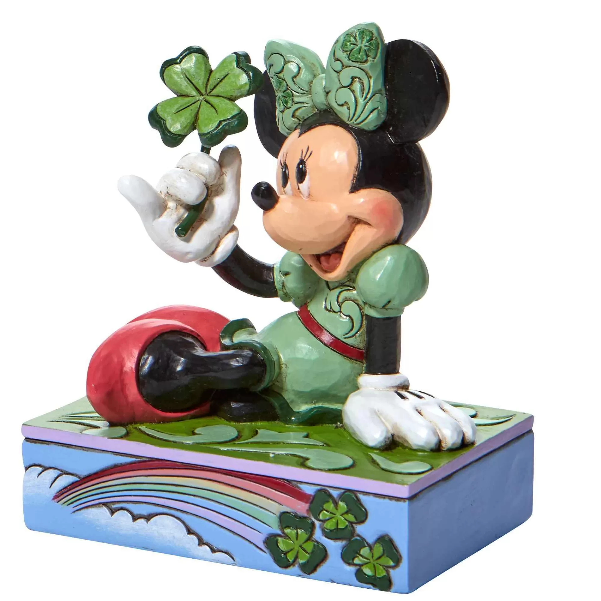 Disney Traditions Minnie Shamrock Personality