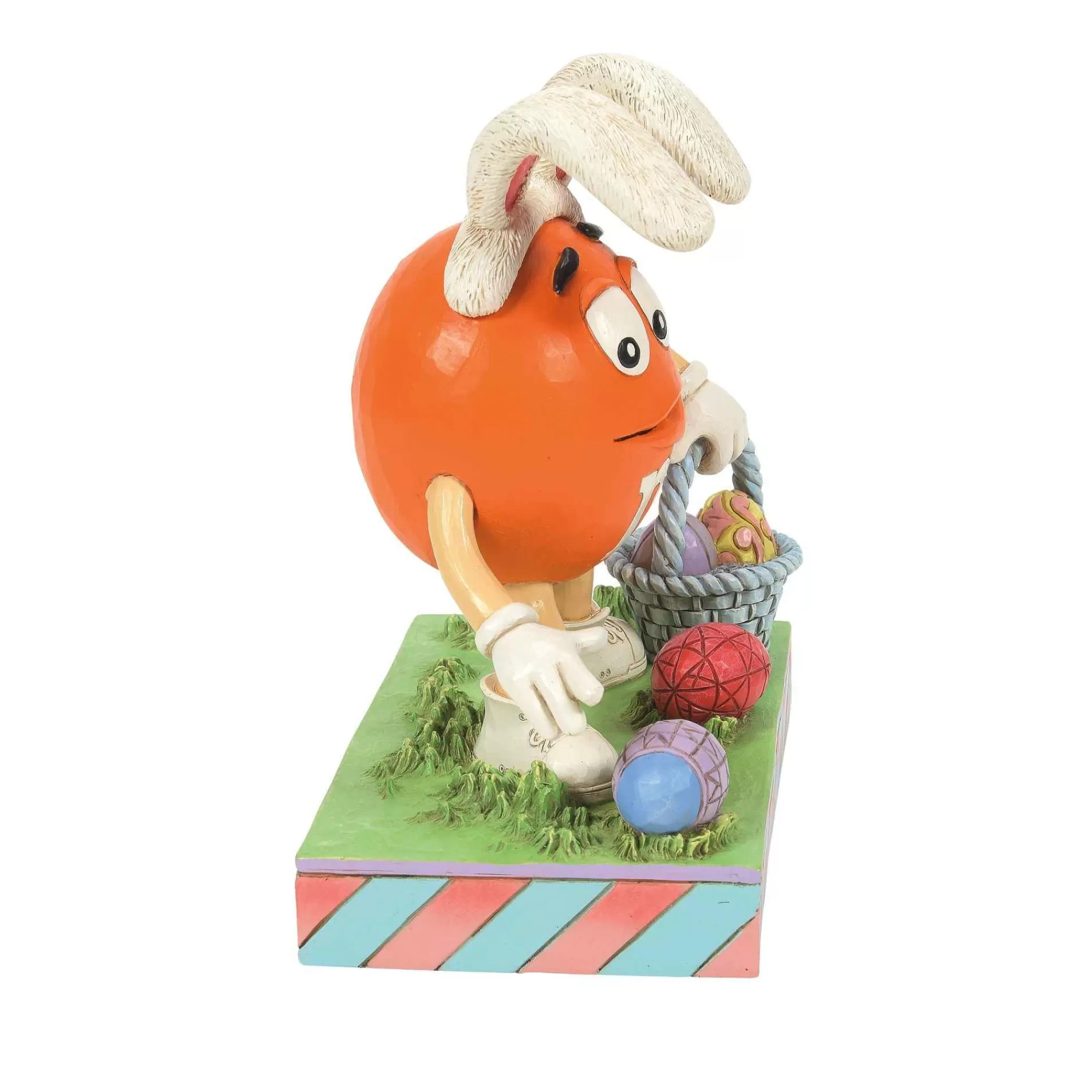 M&M's® by Jim Shore M&M's Orange Charact W/Basket