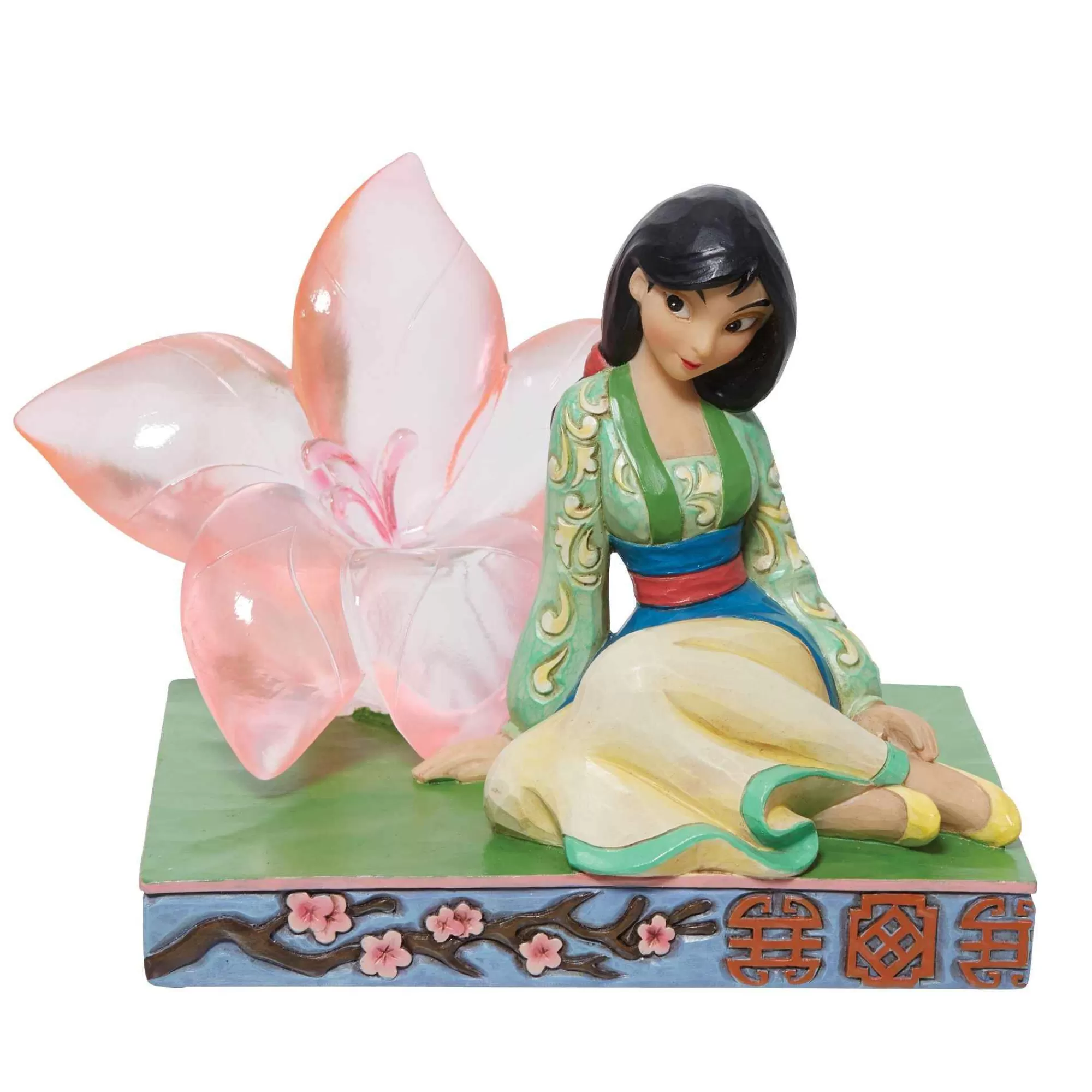 Disney Traditions Mulan Clear Resin Cherry Bloss