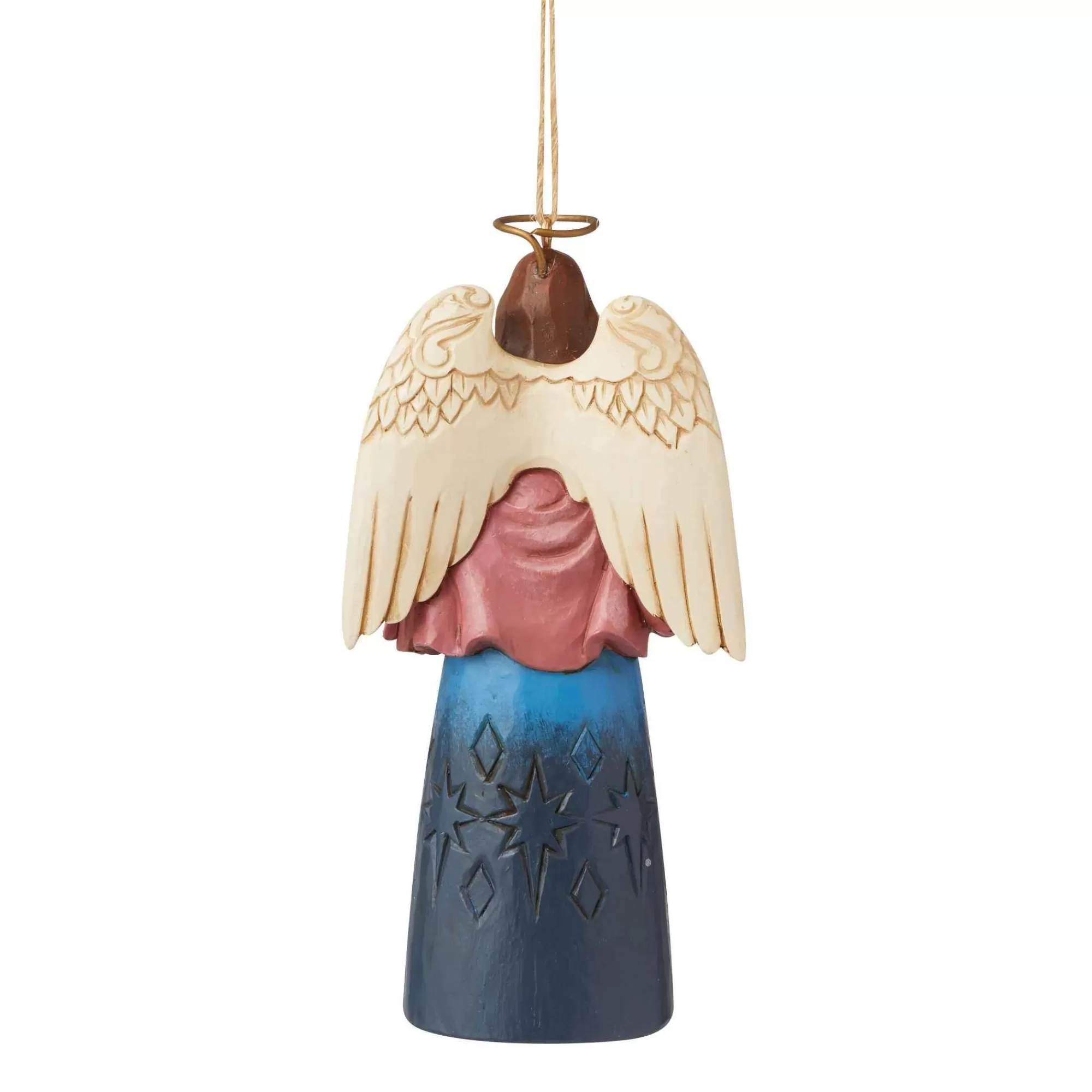 Jim Shore Heartwood Creek Nativity Angel Lantern Orn