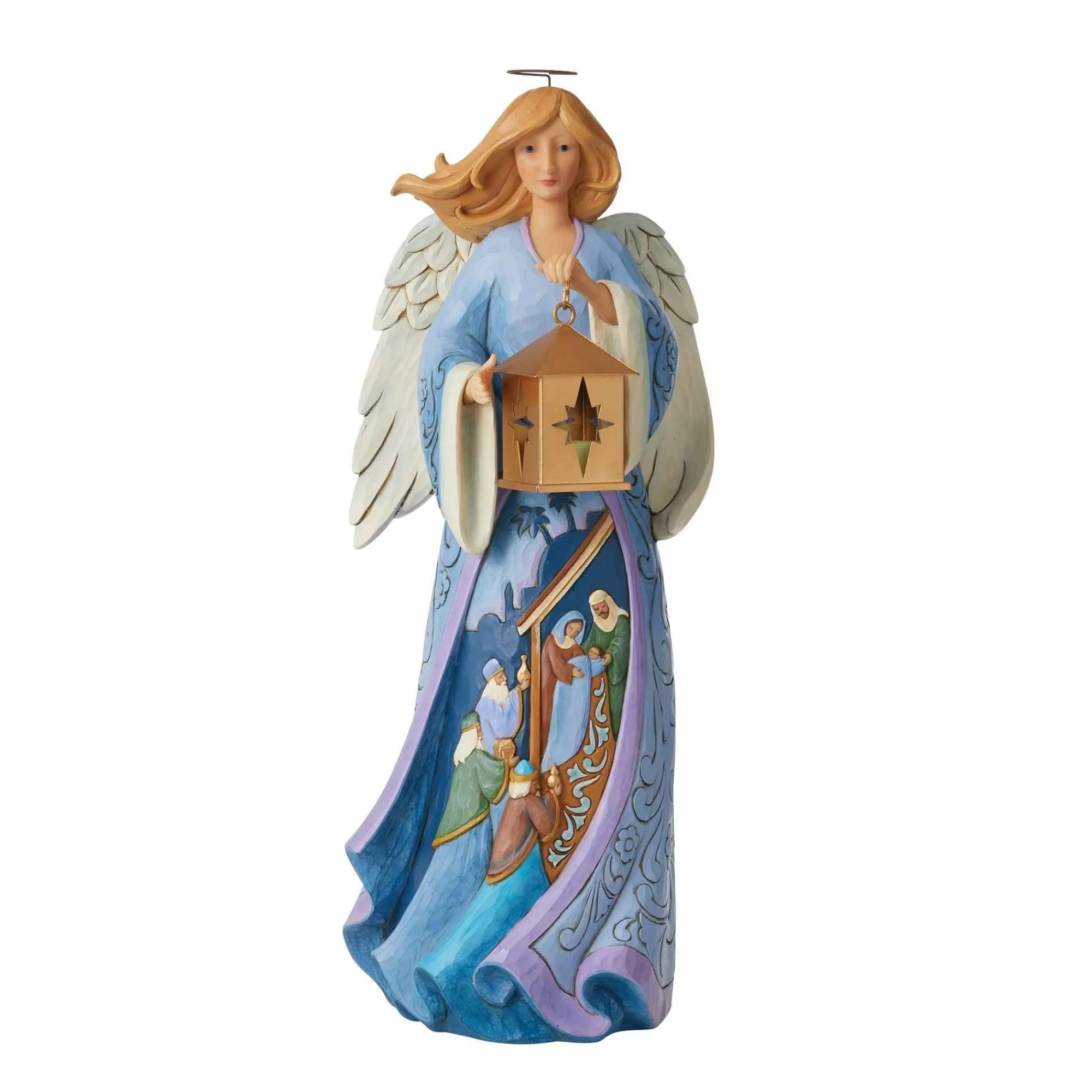 Jim Shore Heartwood Creek Nativityangel W/Lantern Statue