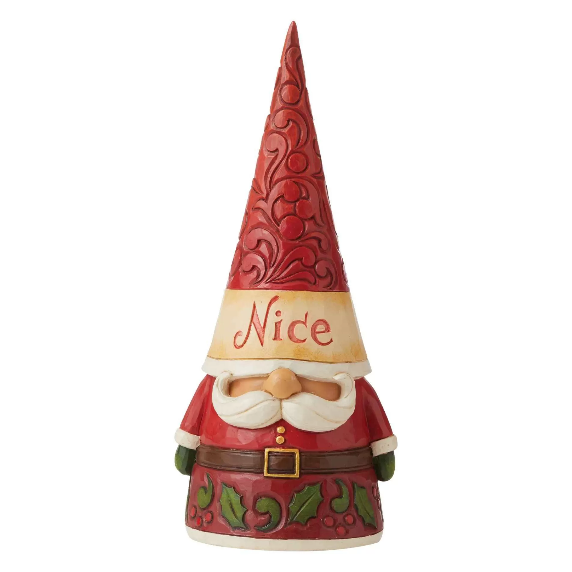 Jim Shore Heartwood Creek Naughty/Nice Two-Sided Gnome