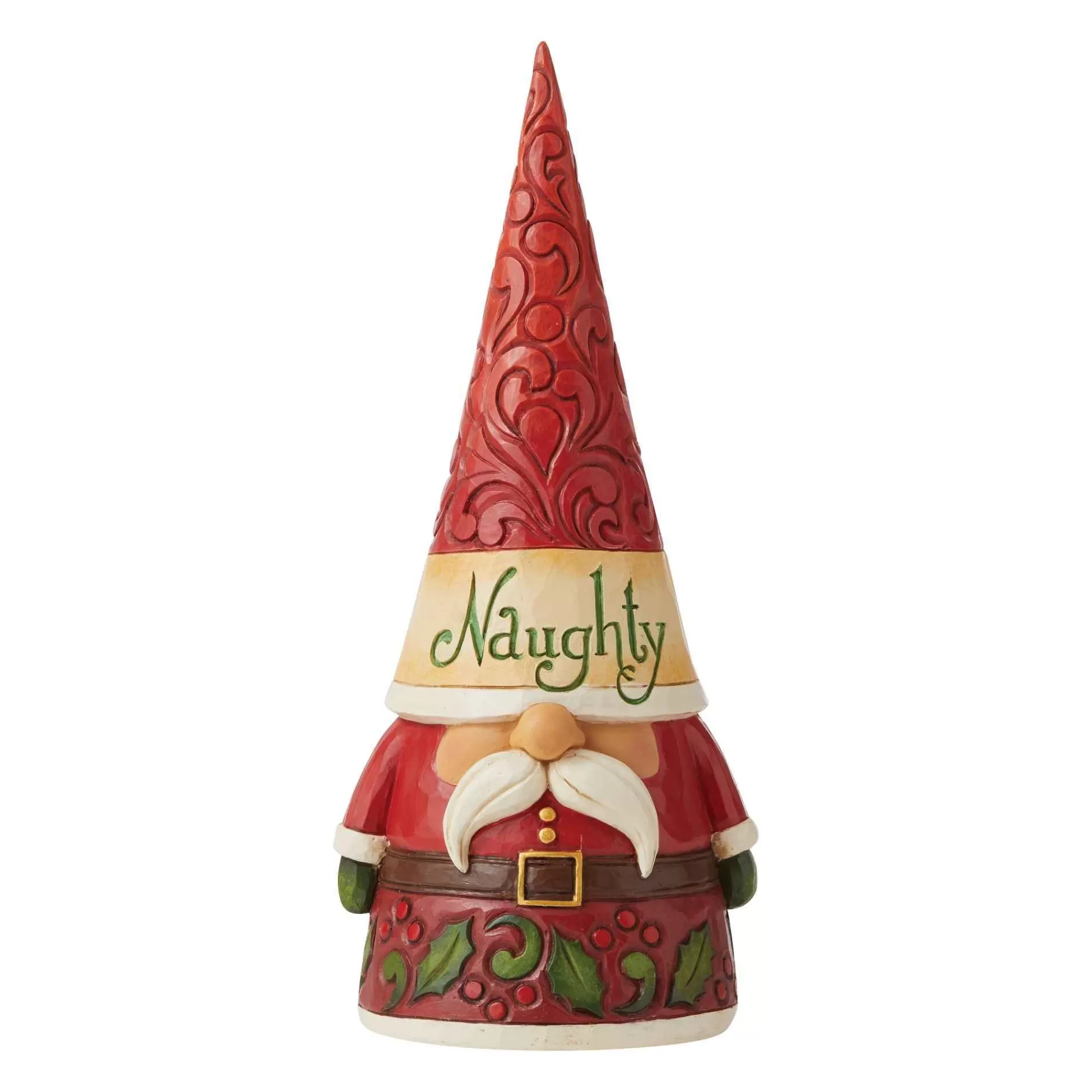 Jim Shore Heartwood Creek Naughty/Nice Two-Sided Gnome