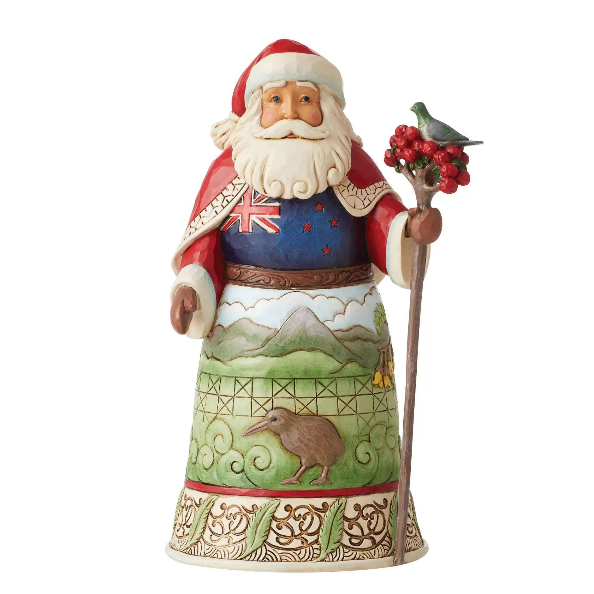 Jim Shore Heartwood Creek New Zealand Santa Figurine