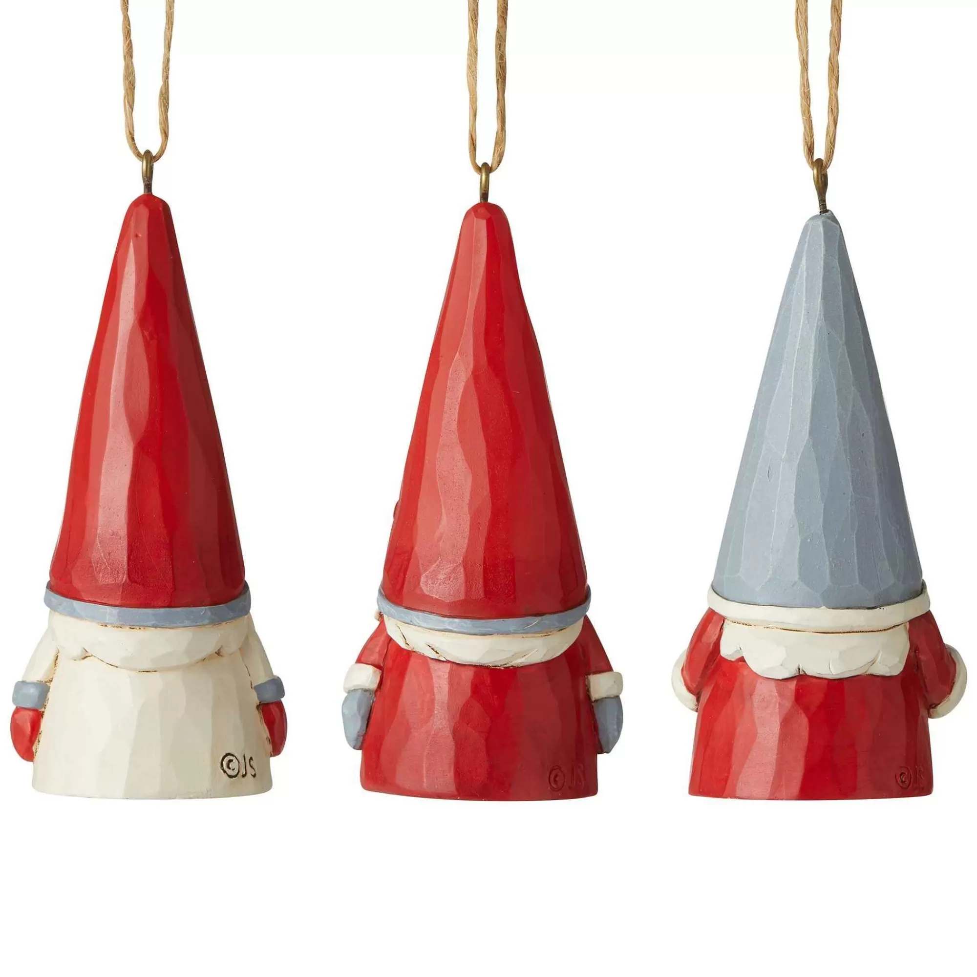 Jim Shore Heartwood Creek Nordic Mini Gnomes 3 Pc Ornset