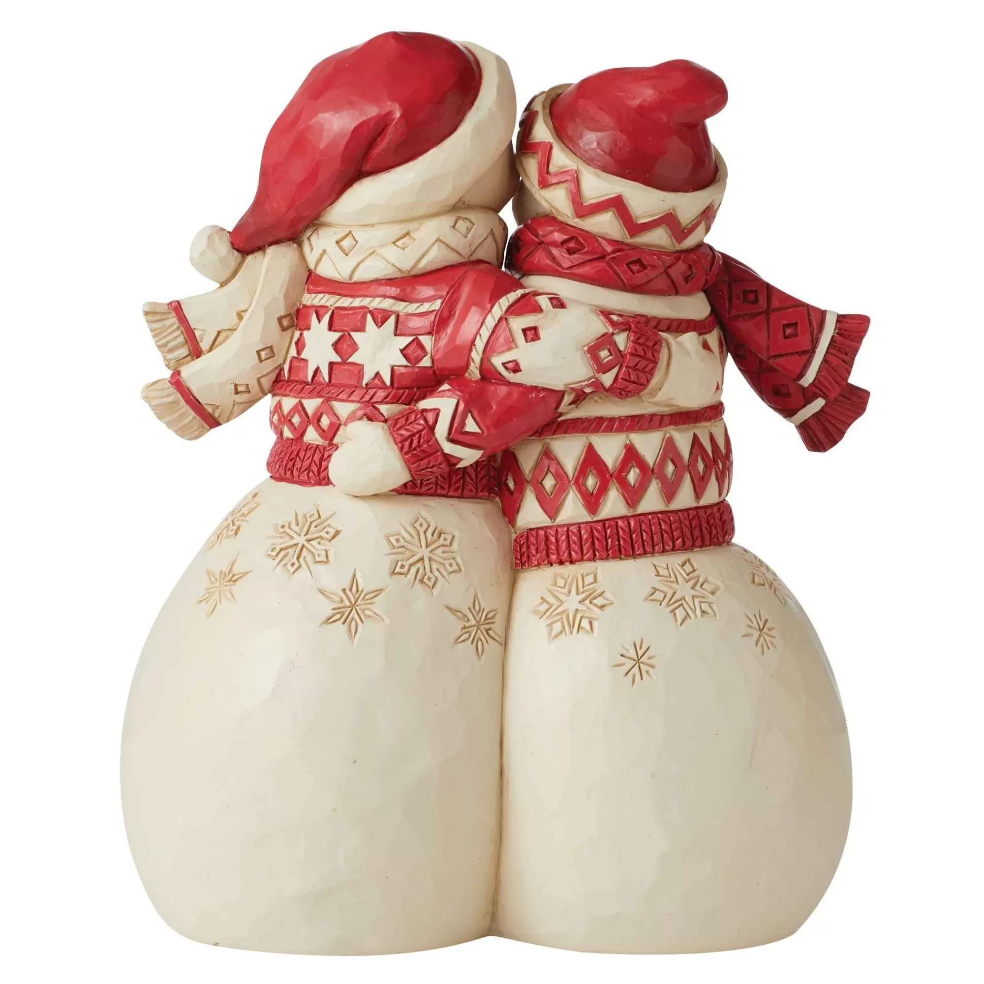 Jim Shore Heartwood Creek Nordic Noel Snowman Couple