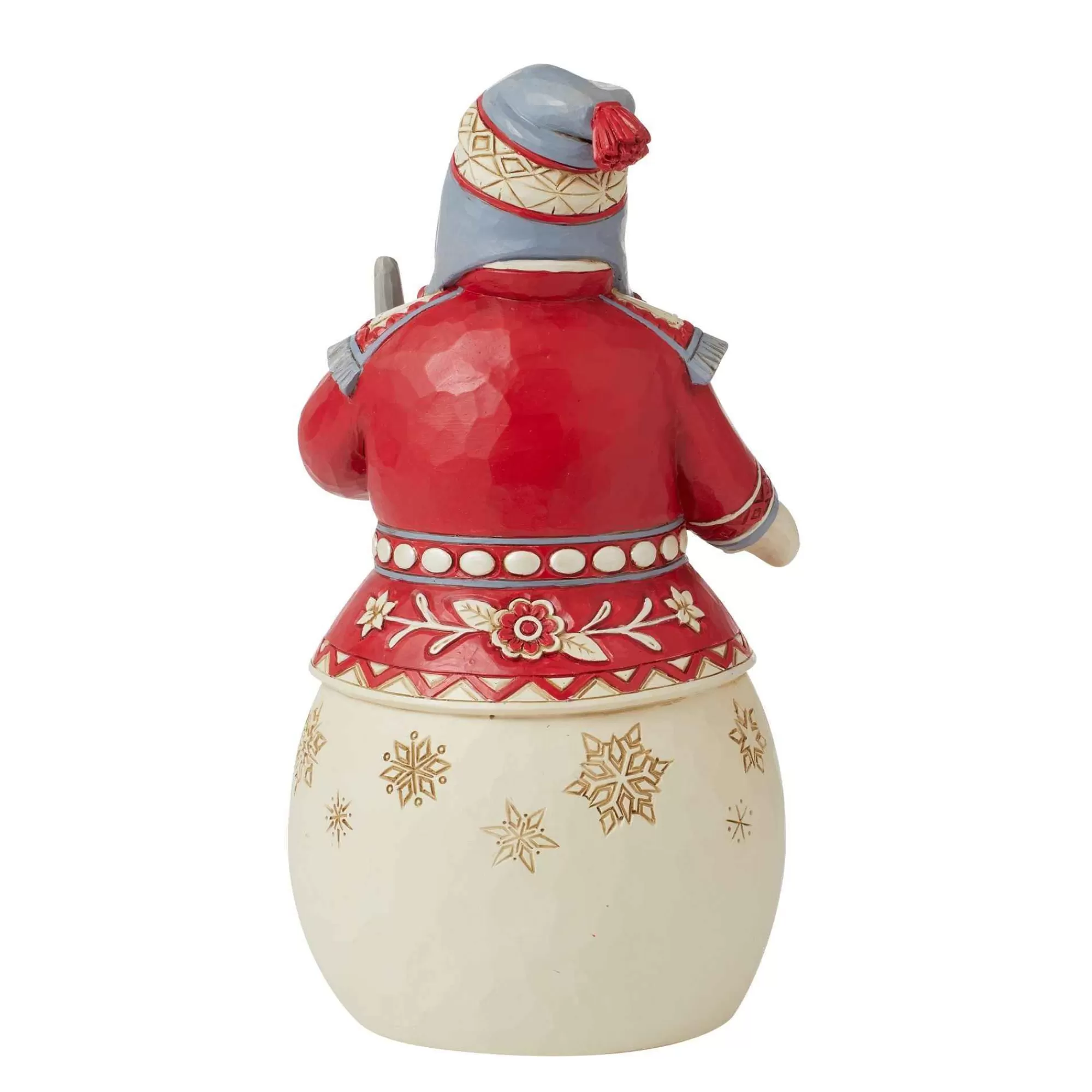 Jim Shore Heartwood Creek Nordic Noel Snowman With Broom