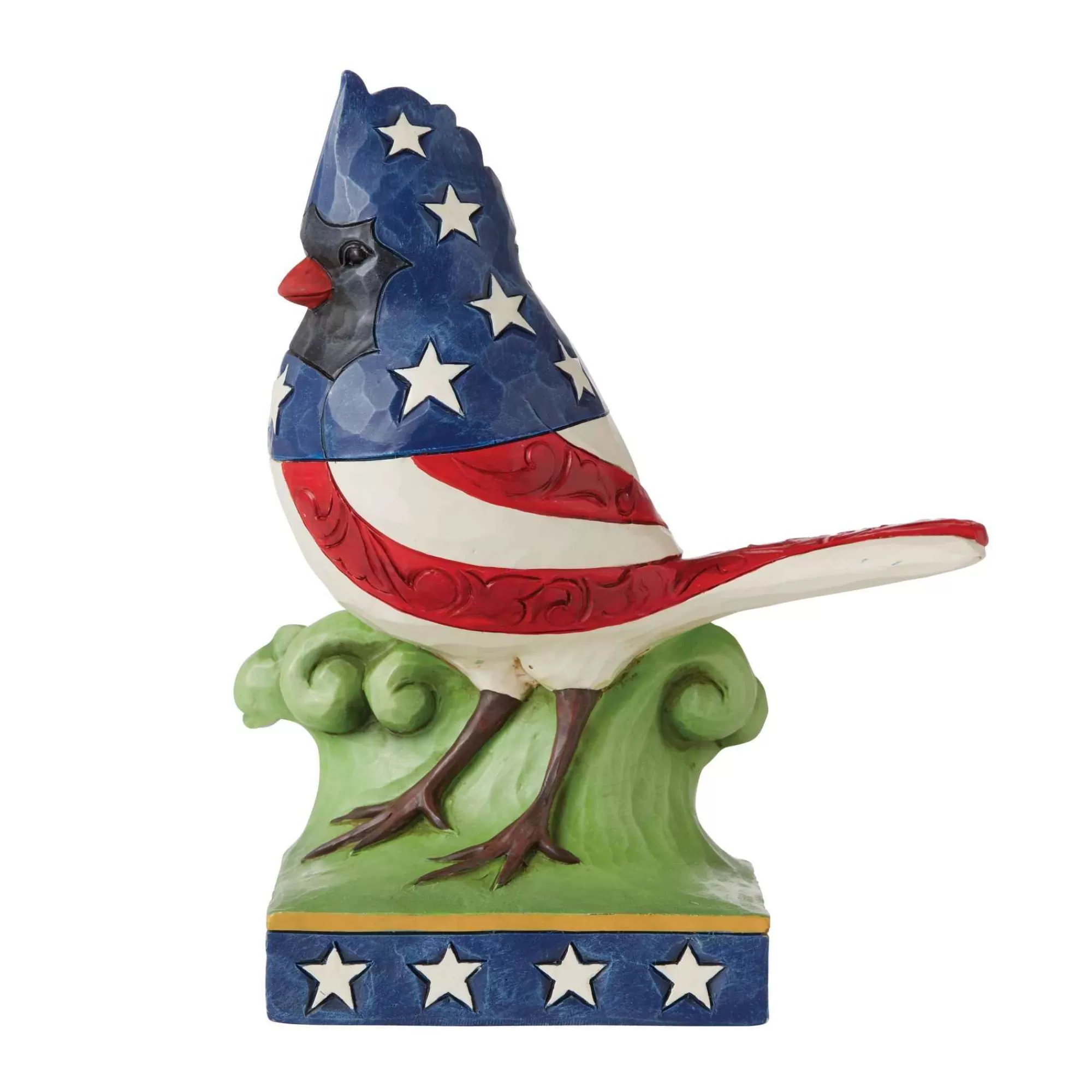 Jim Shore Heartwood Creek Patriotic Cardinal