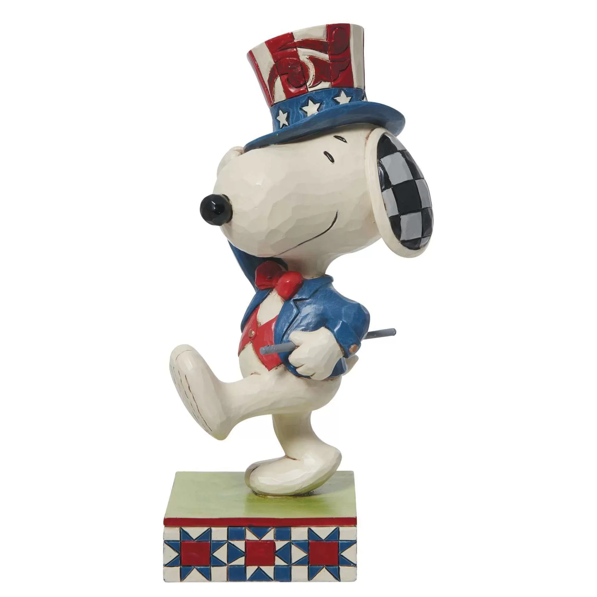 Peanuts by Jim Shore Patriotic Snoopy Marching