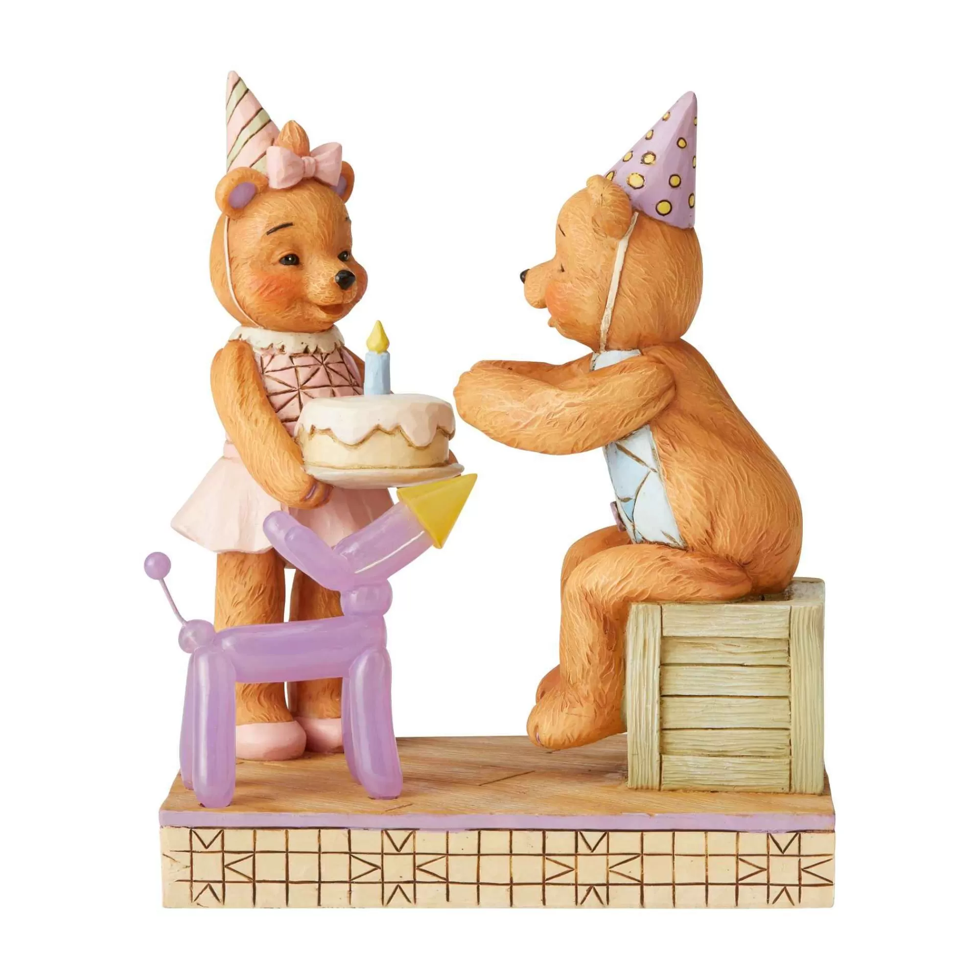 Button and Squeaky by JS Pinky & Button W/Birthday Cake