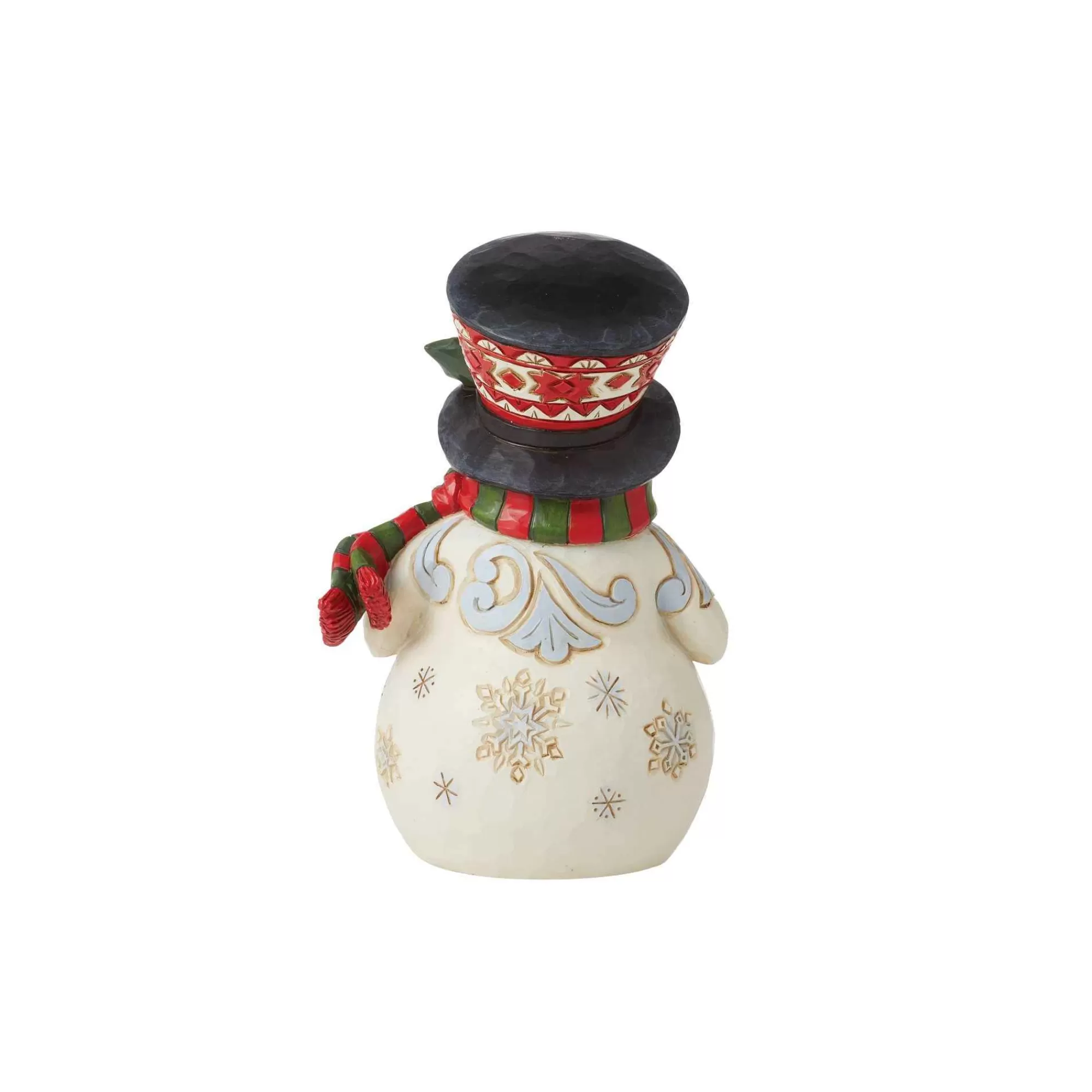 Jim Shore Heartwood Creek Pint Size Snowman W/Large Hat