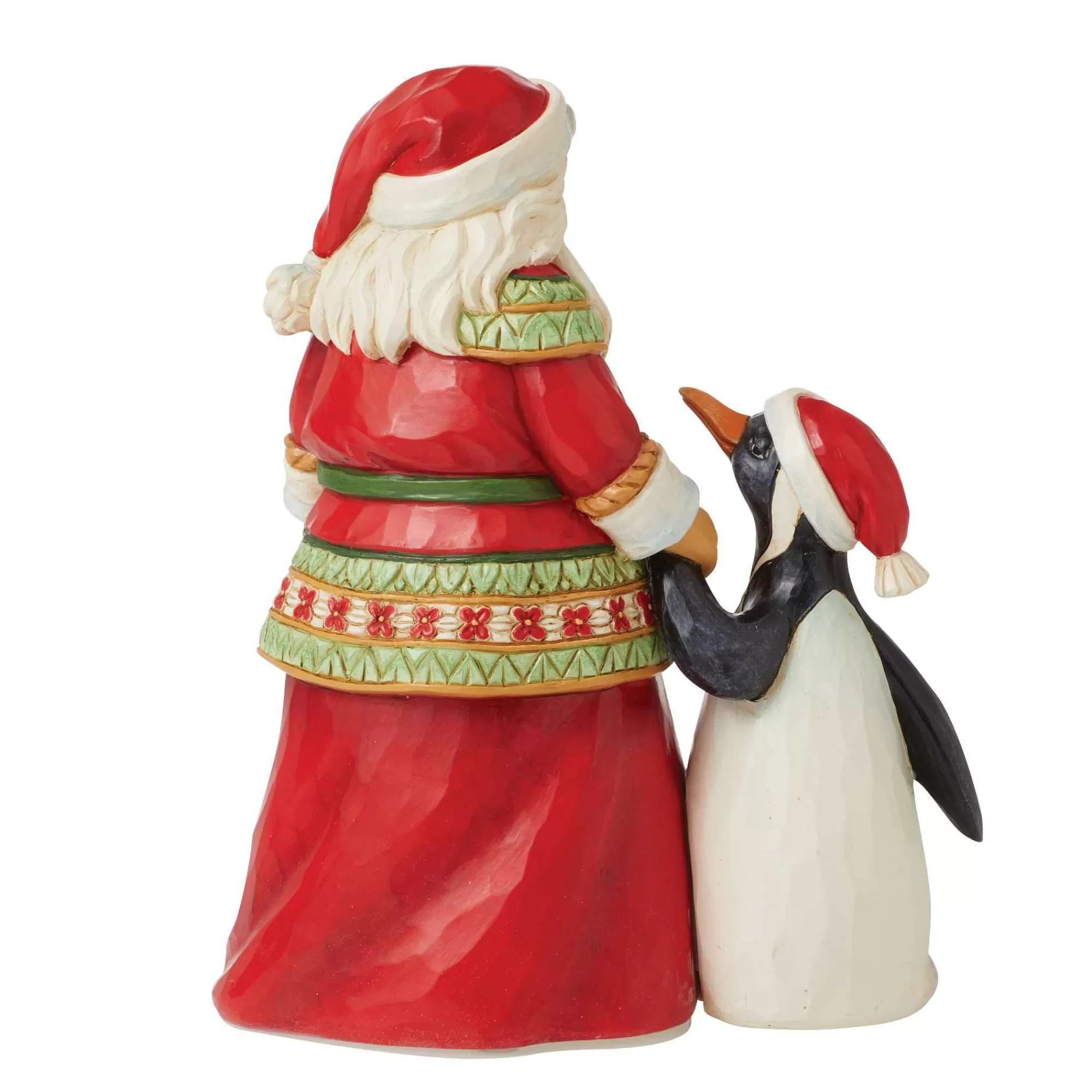 Jim Shore Heartwood Creek Pint Sized Santa With Penguin