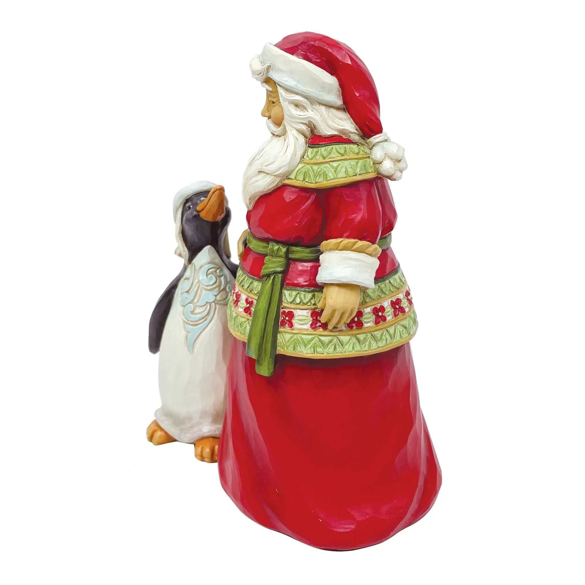 Jim Shore Heartwood Creek Pint Sized Santa With Penguin