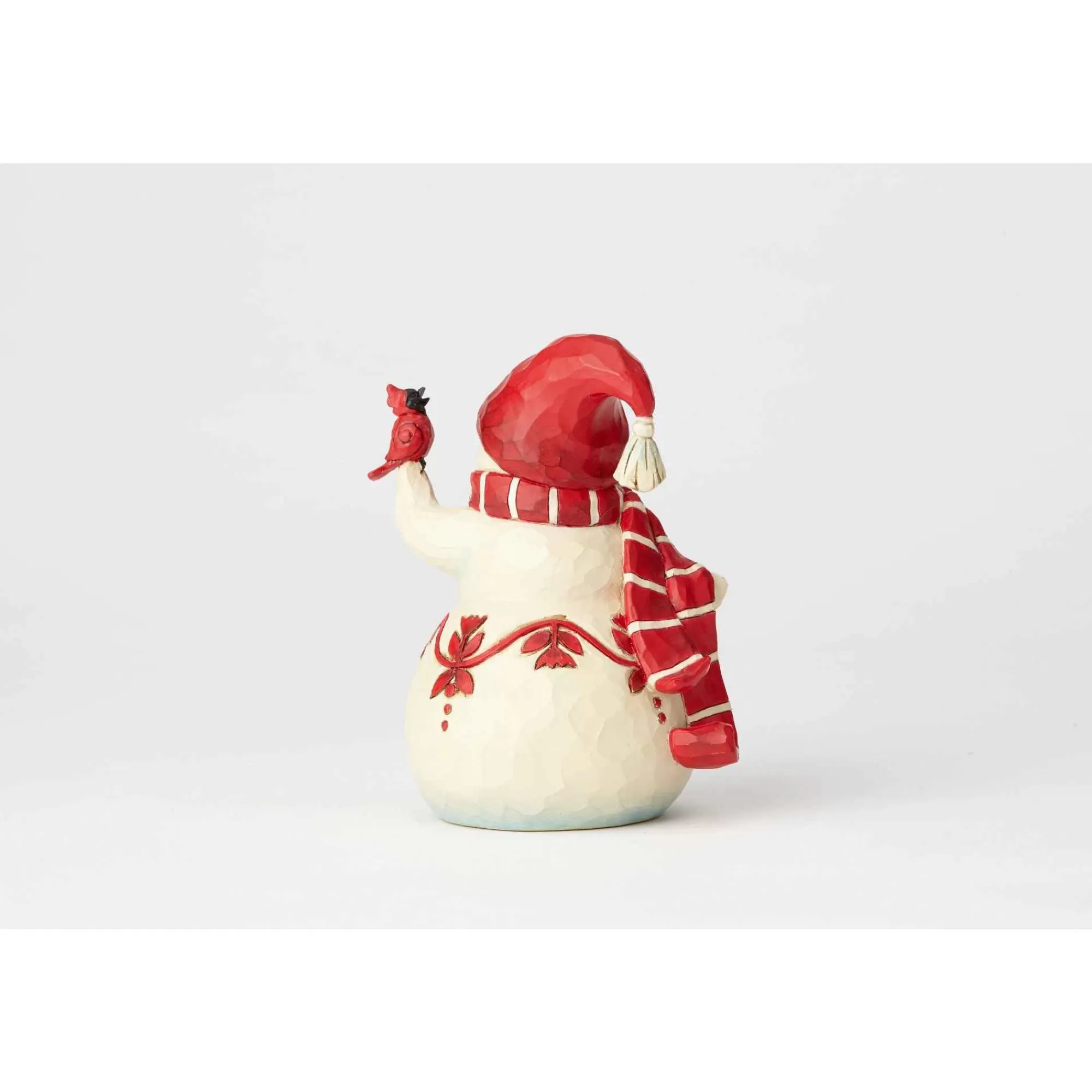 Jim Shore Heartwood Creek Pint Sized Snowman W/Cardinal