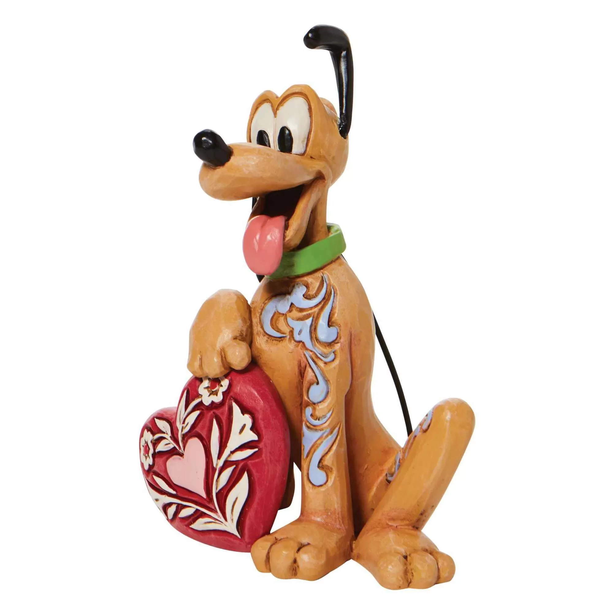 Disney Traditions Pluto Holding Heart