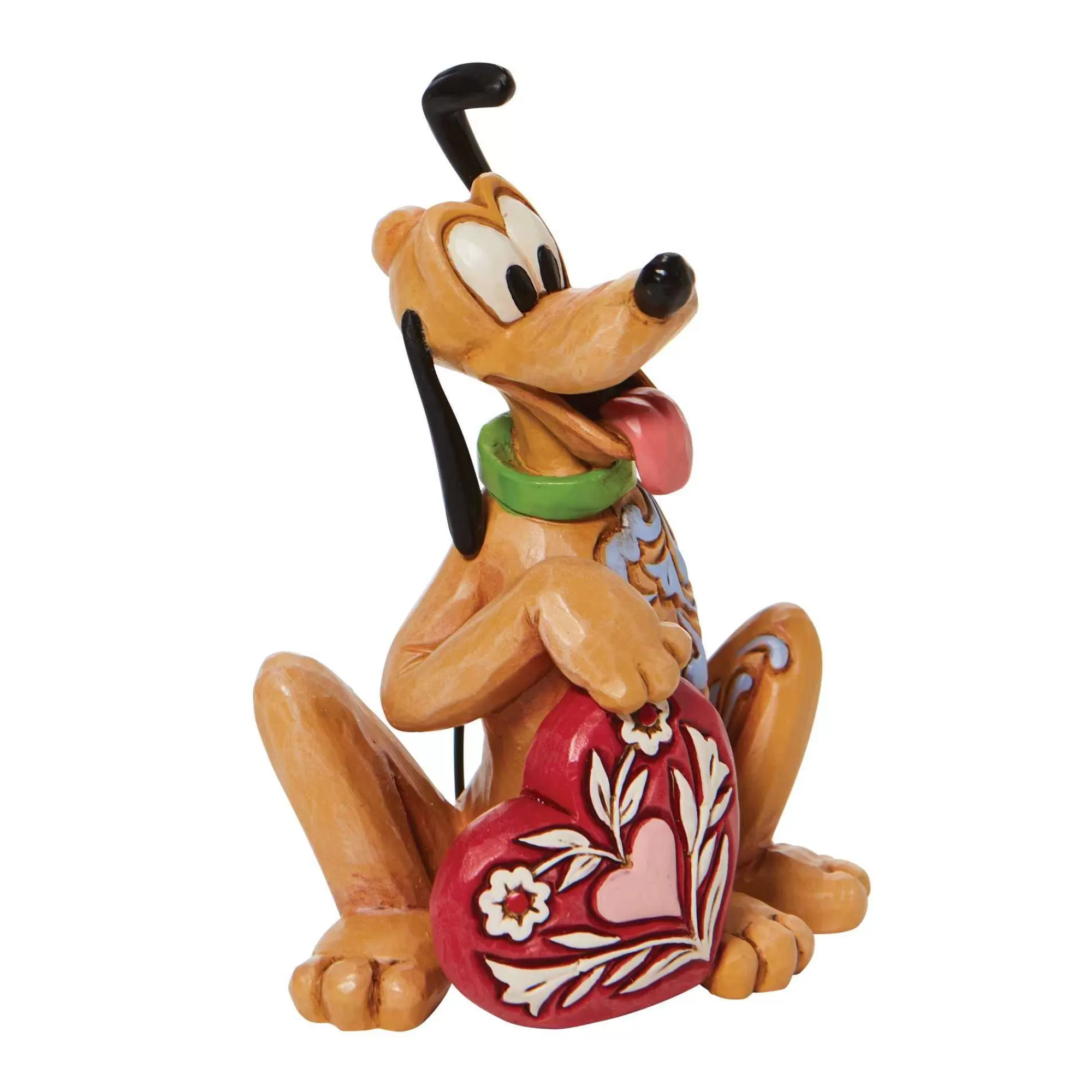 Disney Traditions Pluto Holding Heart