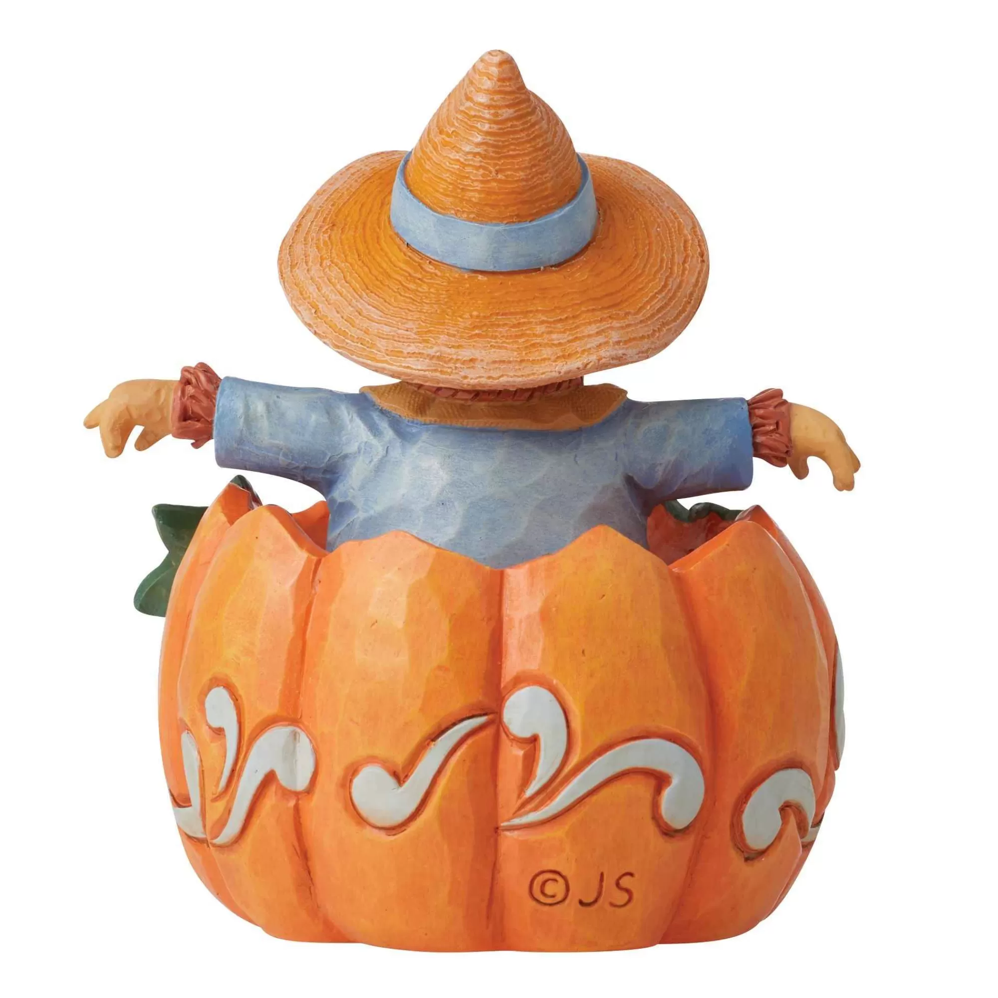 Jim Shore Heartwood Creek Pumpkin And Scarecrow Fig